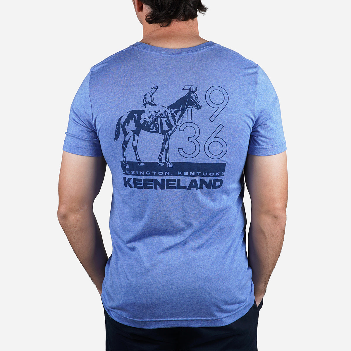 Ahead Keeneland '36 Horse &amp; Jockey Tee