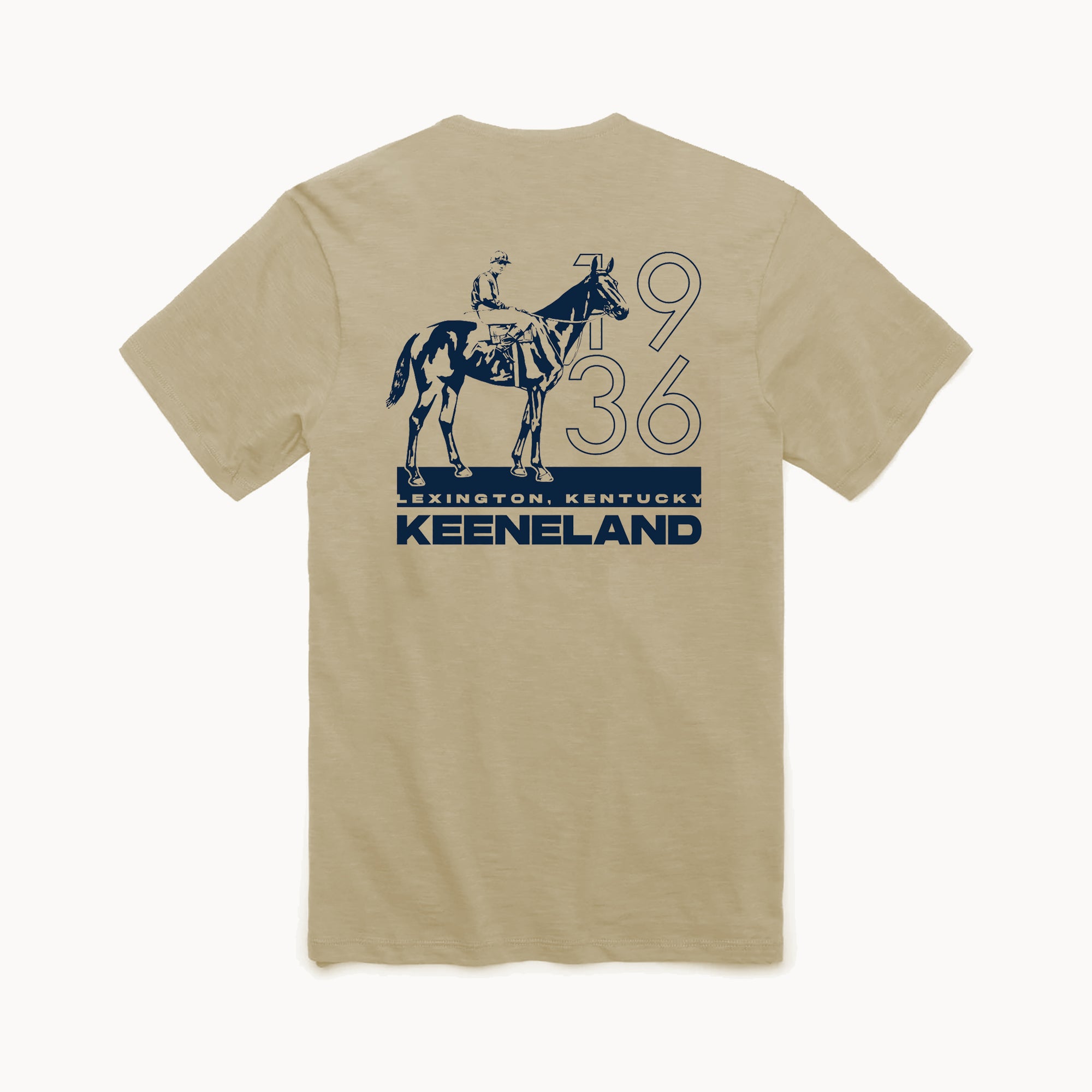 Ahead Keeneland '36 Horse &amp; Jockey Tee