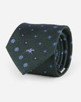 Keeneland Blue Foulard Tie