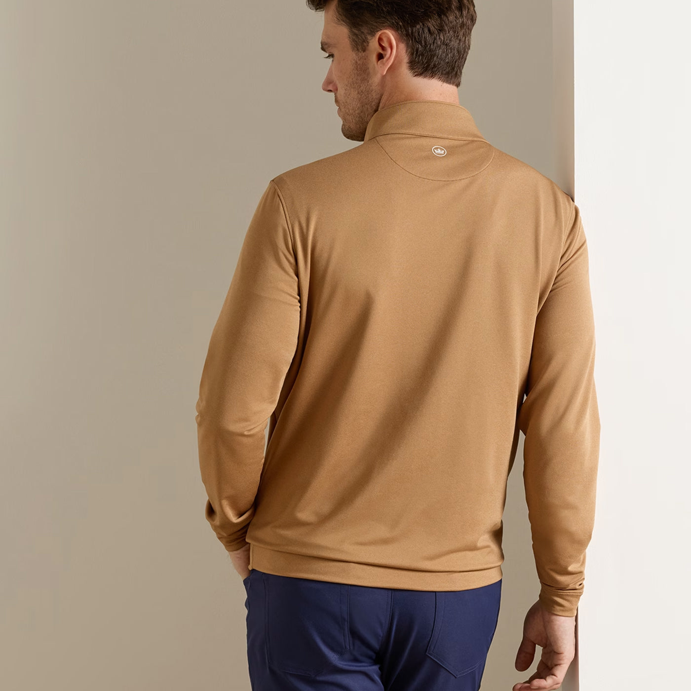 Peter Millar Keeneland Men's Perth Melange 1/4 Zip