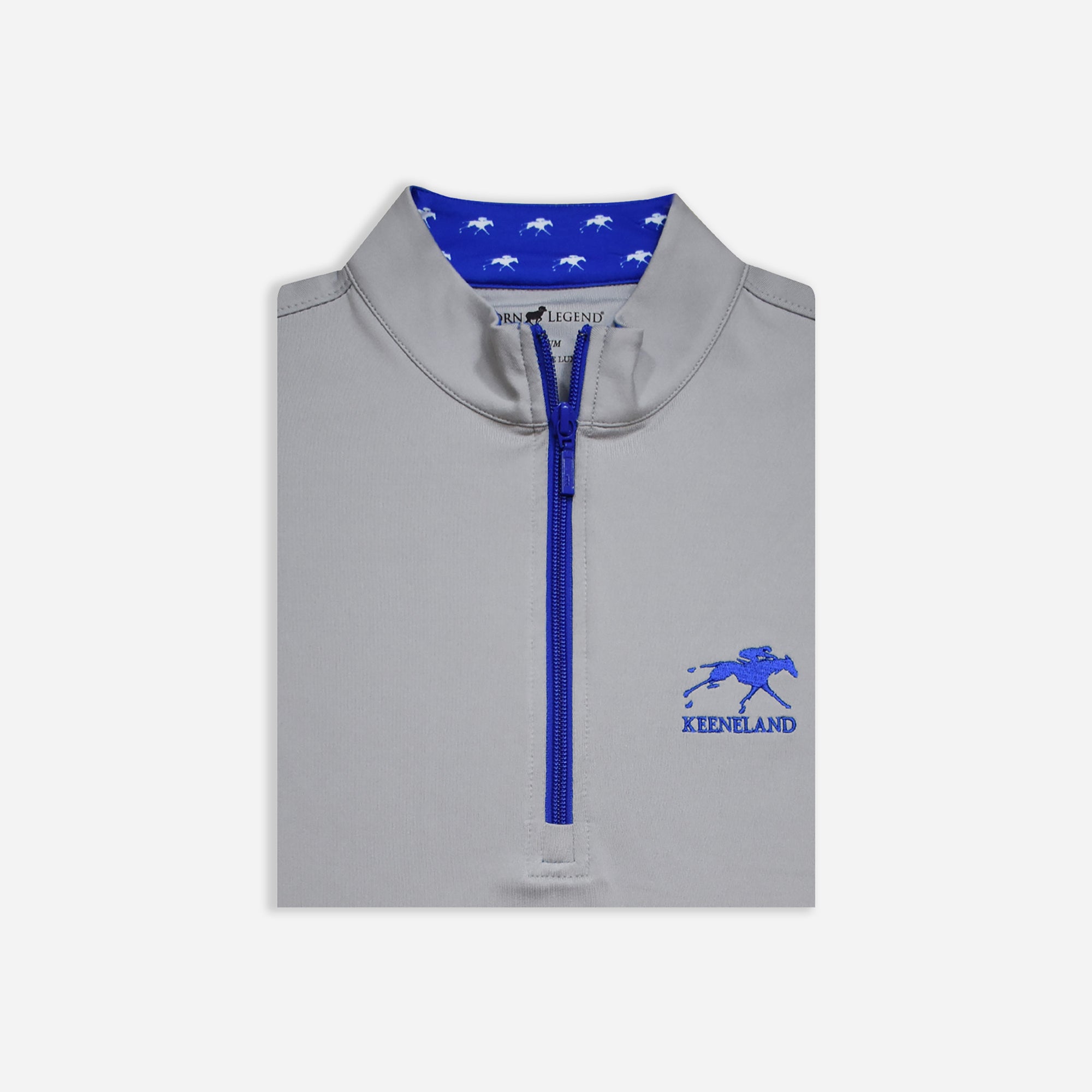 Horn Legend Keeneland Women's UK Horse All Over Collar 1/4 Zip