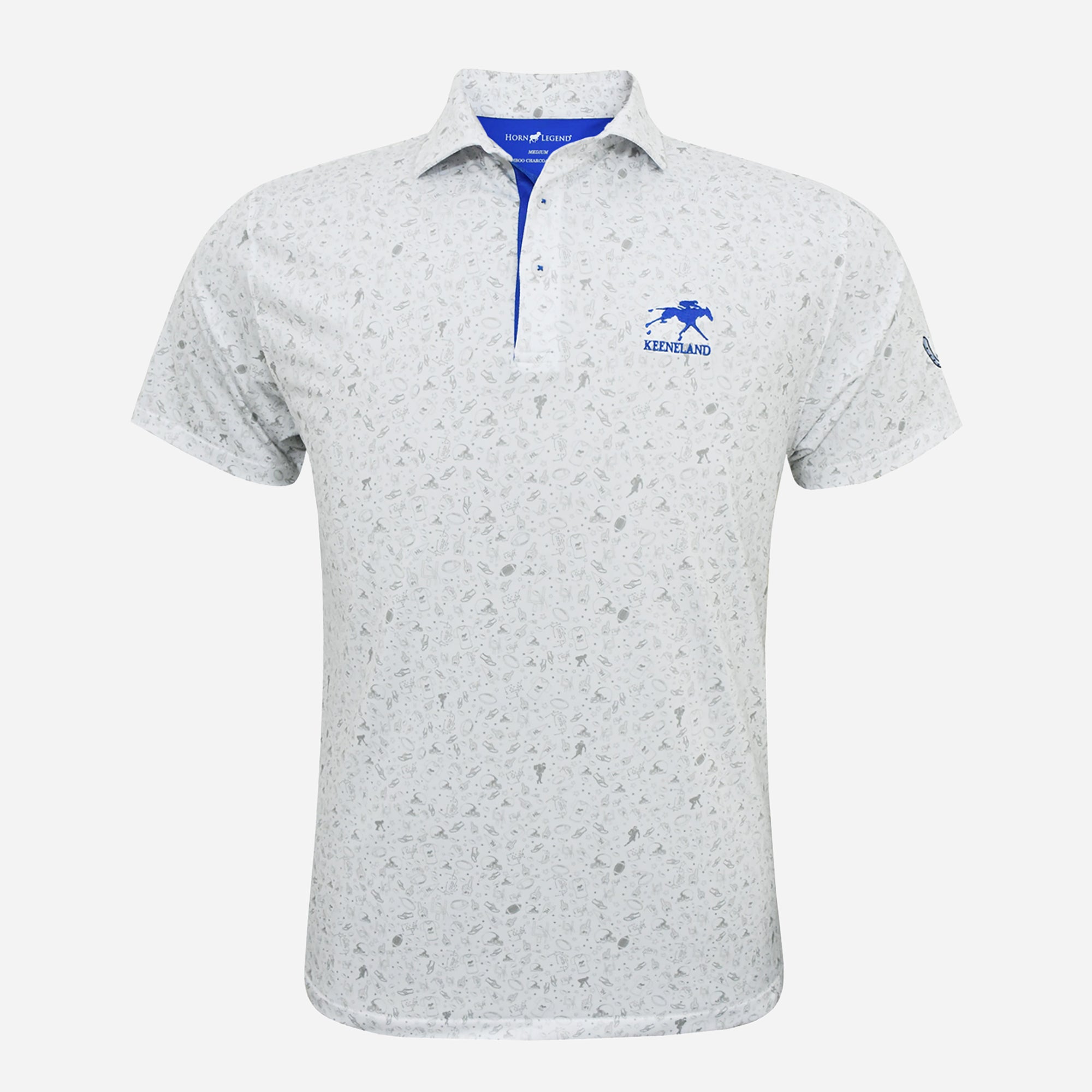 Horn Legend Keeneland Men's UK Football Polo