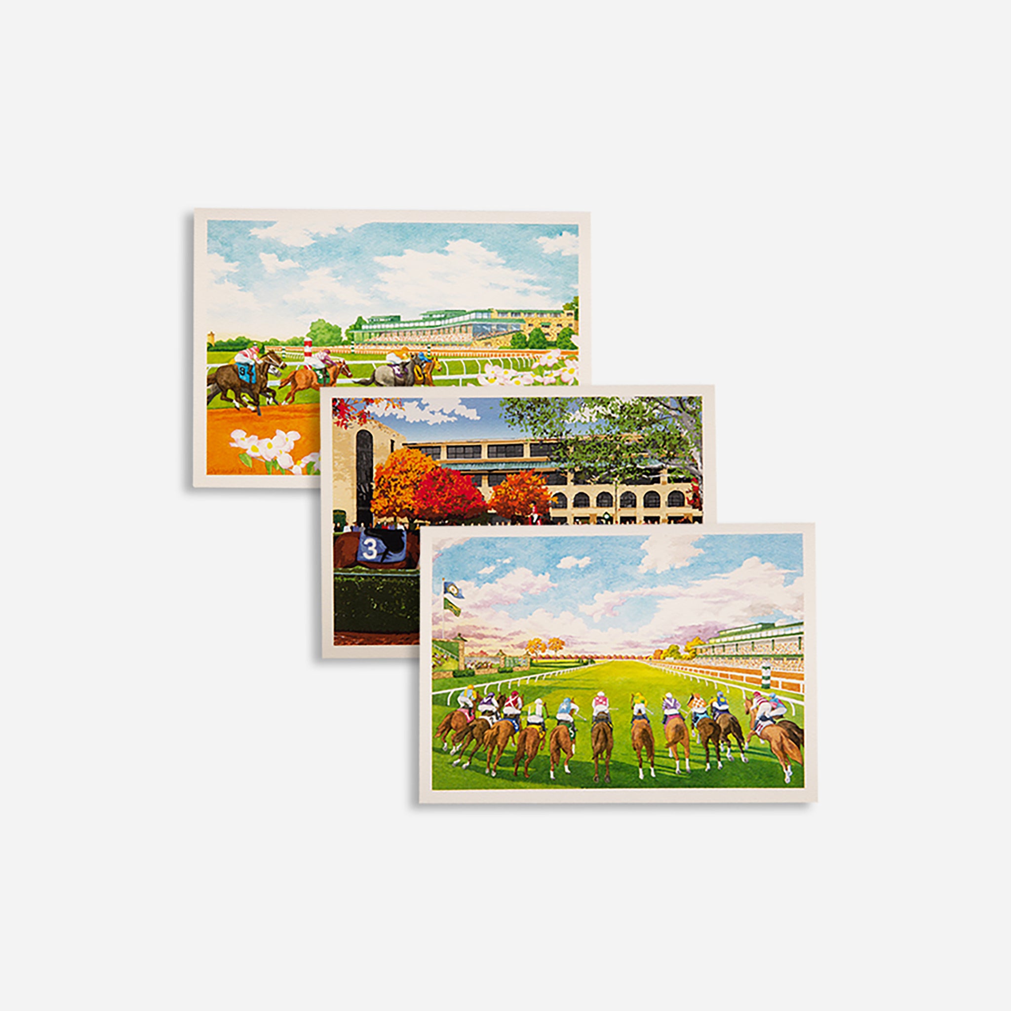 Lee Wybranski Keeneland Set of 10 Notecards