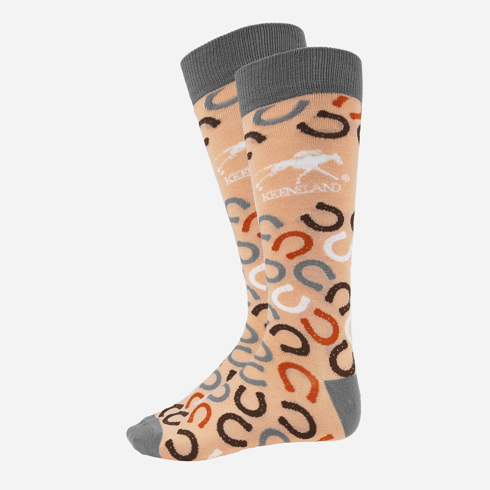 Keeneland Horseshoe All Over Socks