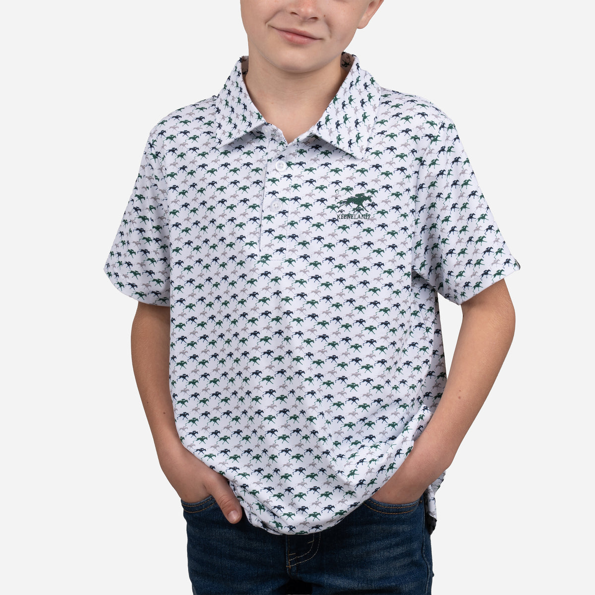 Garb Keeneland All Over Toddler Polo