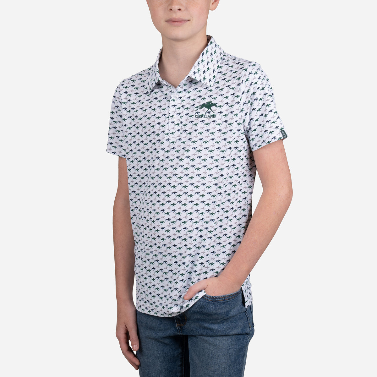 Garb Keeneland All Over Youth Polo