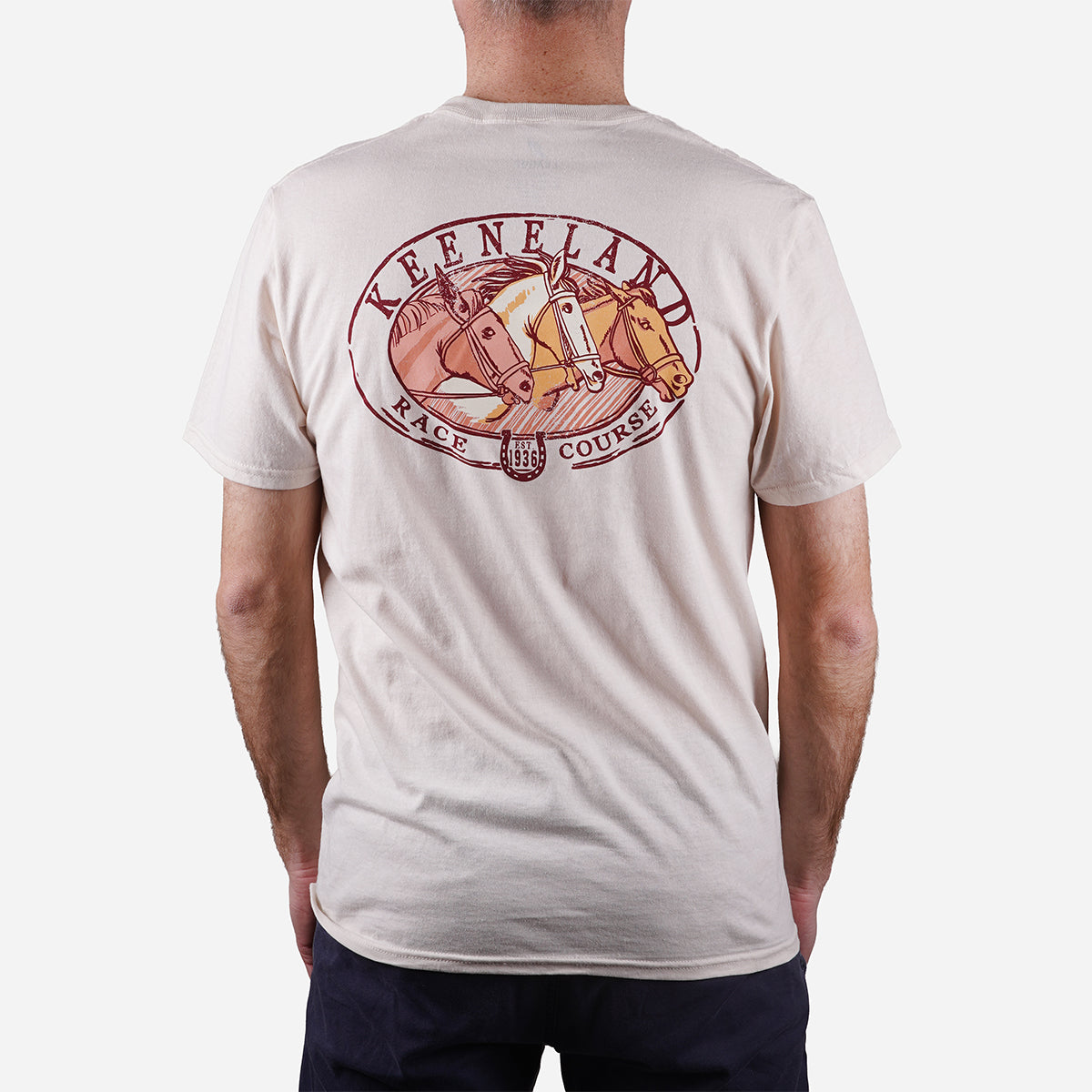 Ouray Keeneland Colorful Horses Tee
