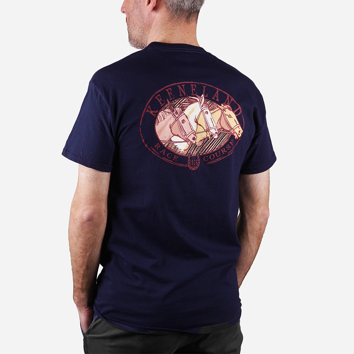 Ouray Keeneland Colorful Horses Tee