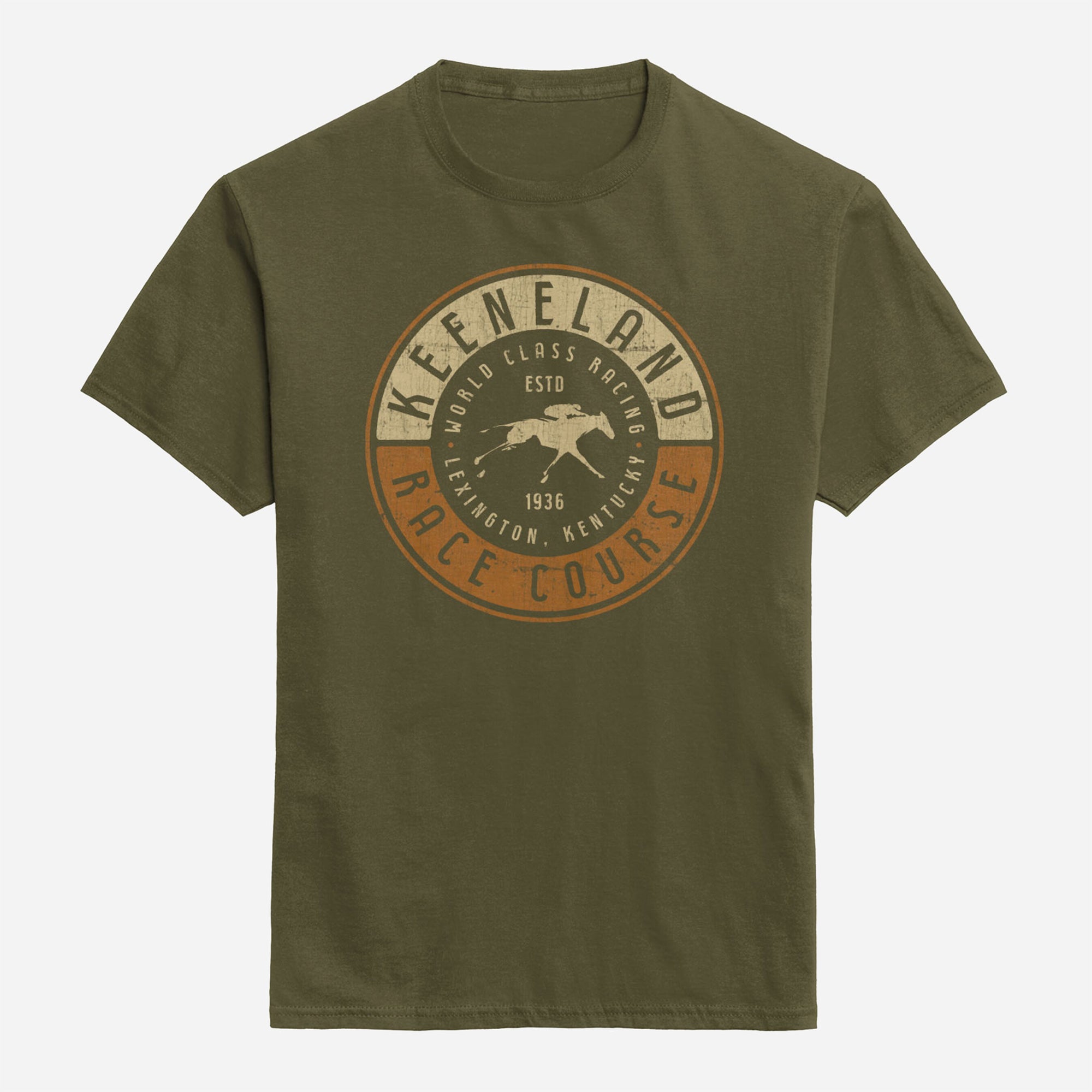 Ouray Keeneland Circle Badge Tee