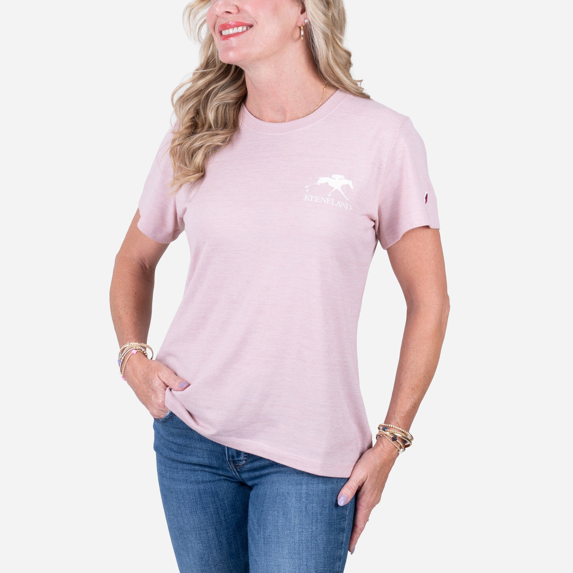 League Keeneland Women's Bows &amp; Horseshoes Tee