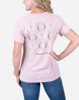 League Keeneland Women's Bows & Horseshoes Tee