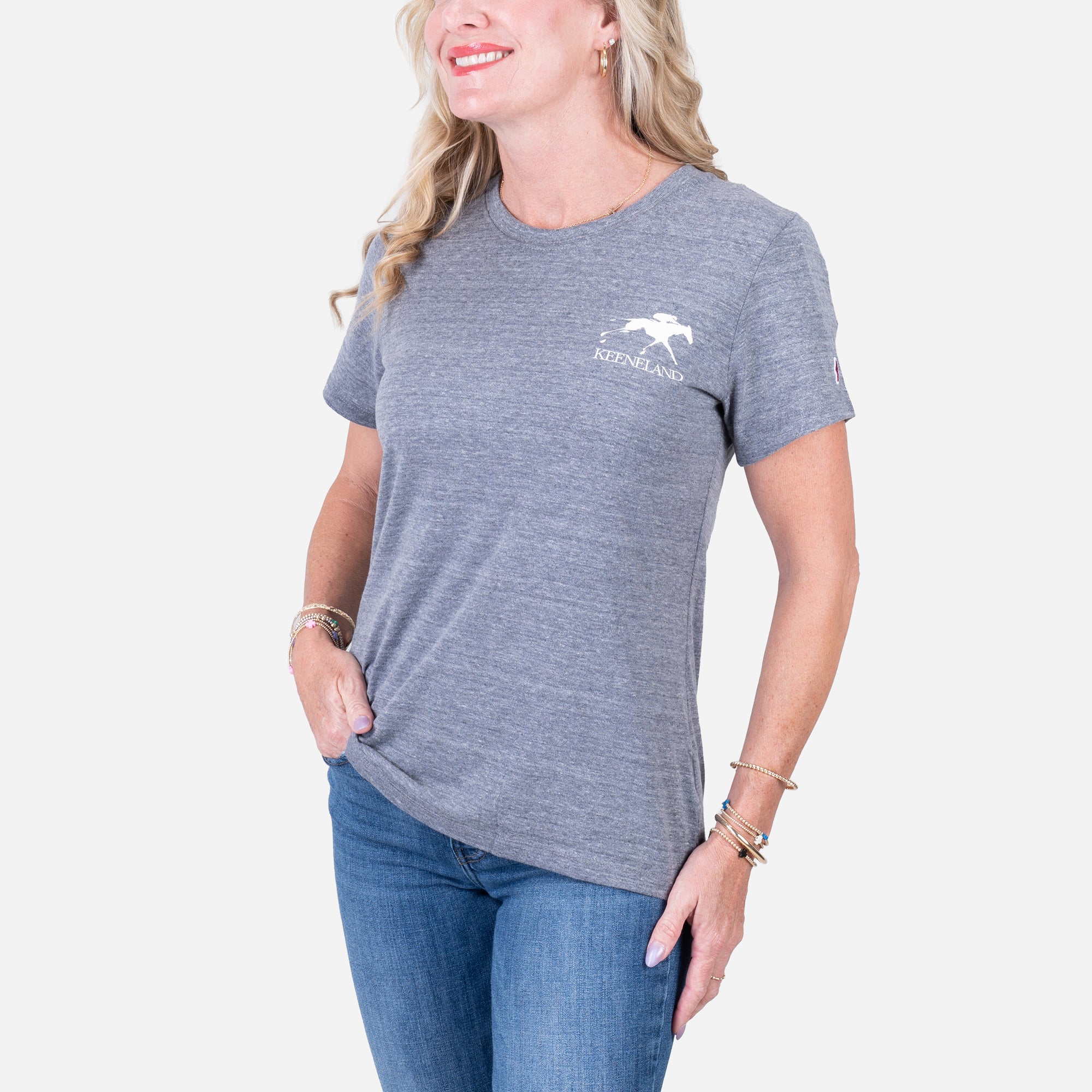 League Keeneland Women's Bows &amp; Horseshoes Tee