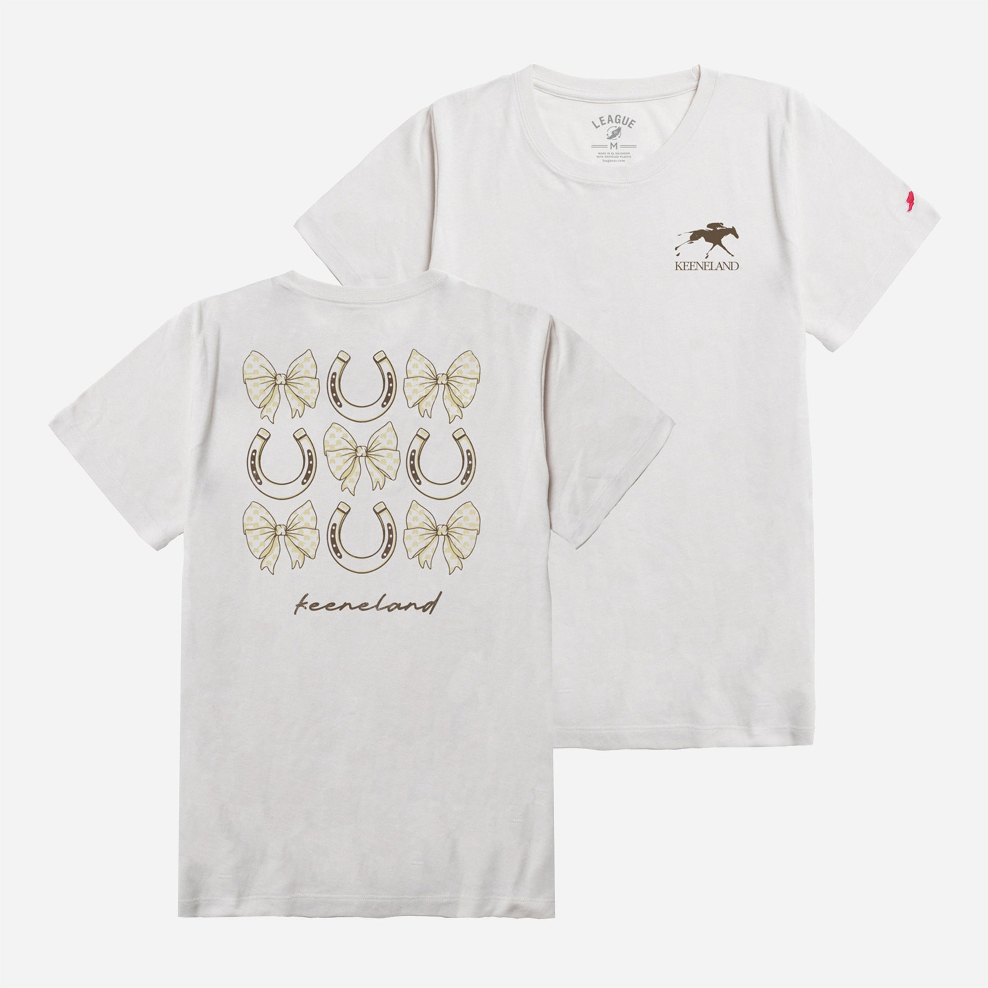 League Keeneland Women's Bows &amp; Horseshoes Tee