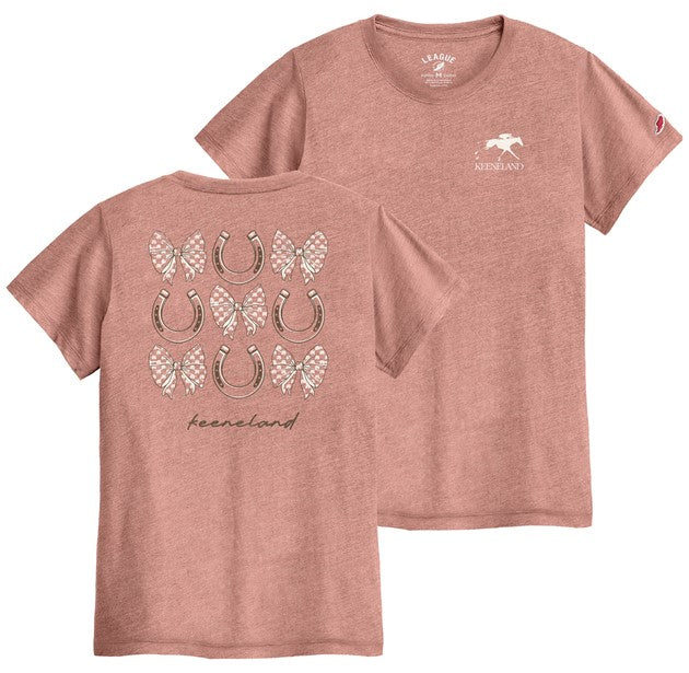 League Keeneland Women&#39;s Bows &amp; Horseshoes Tee