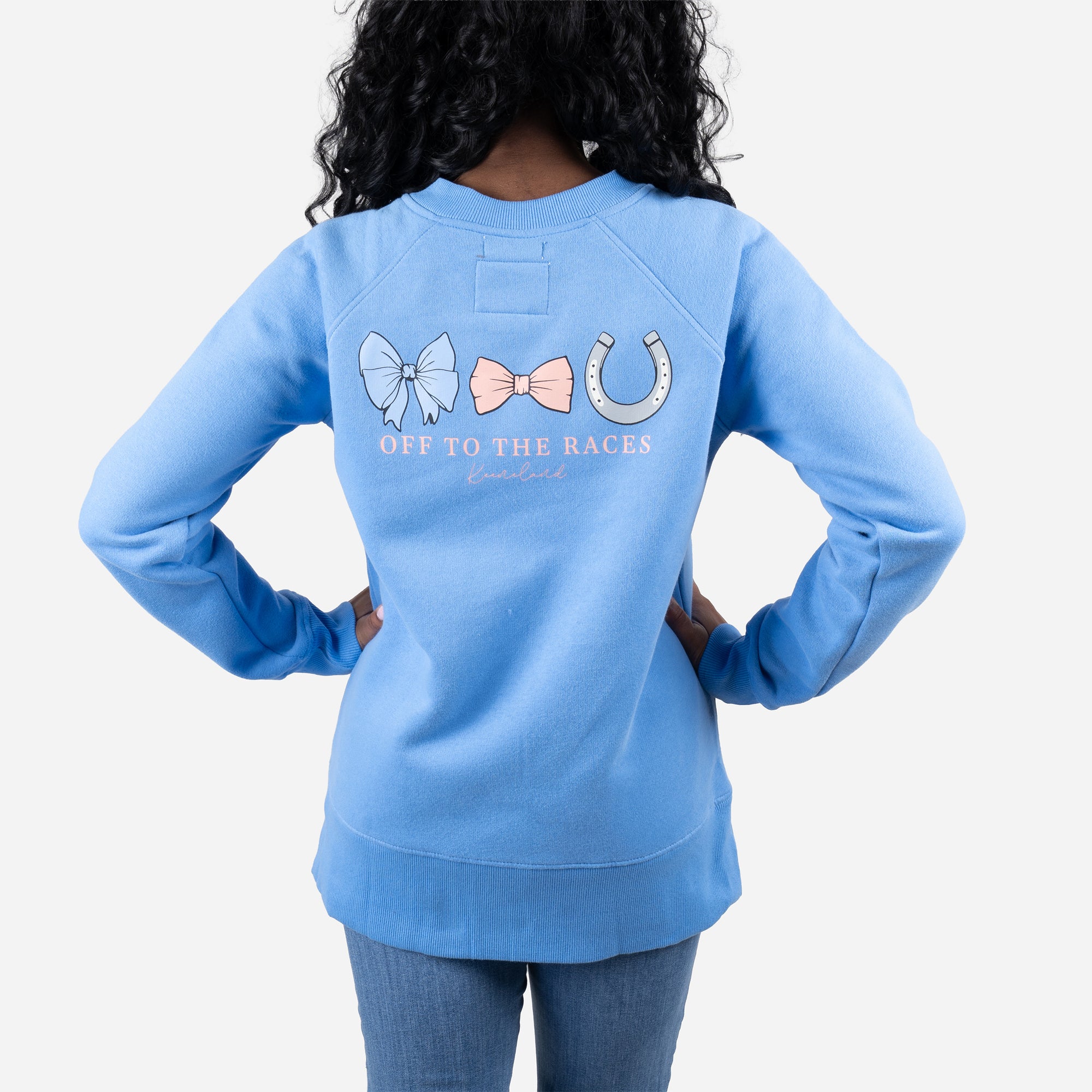 League Keeneland Women's Off To The Races Crewneck