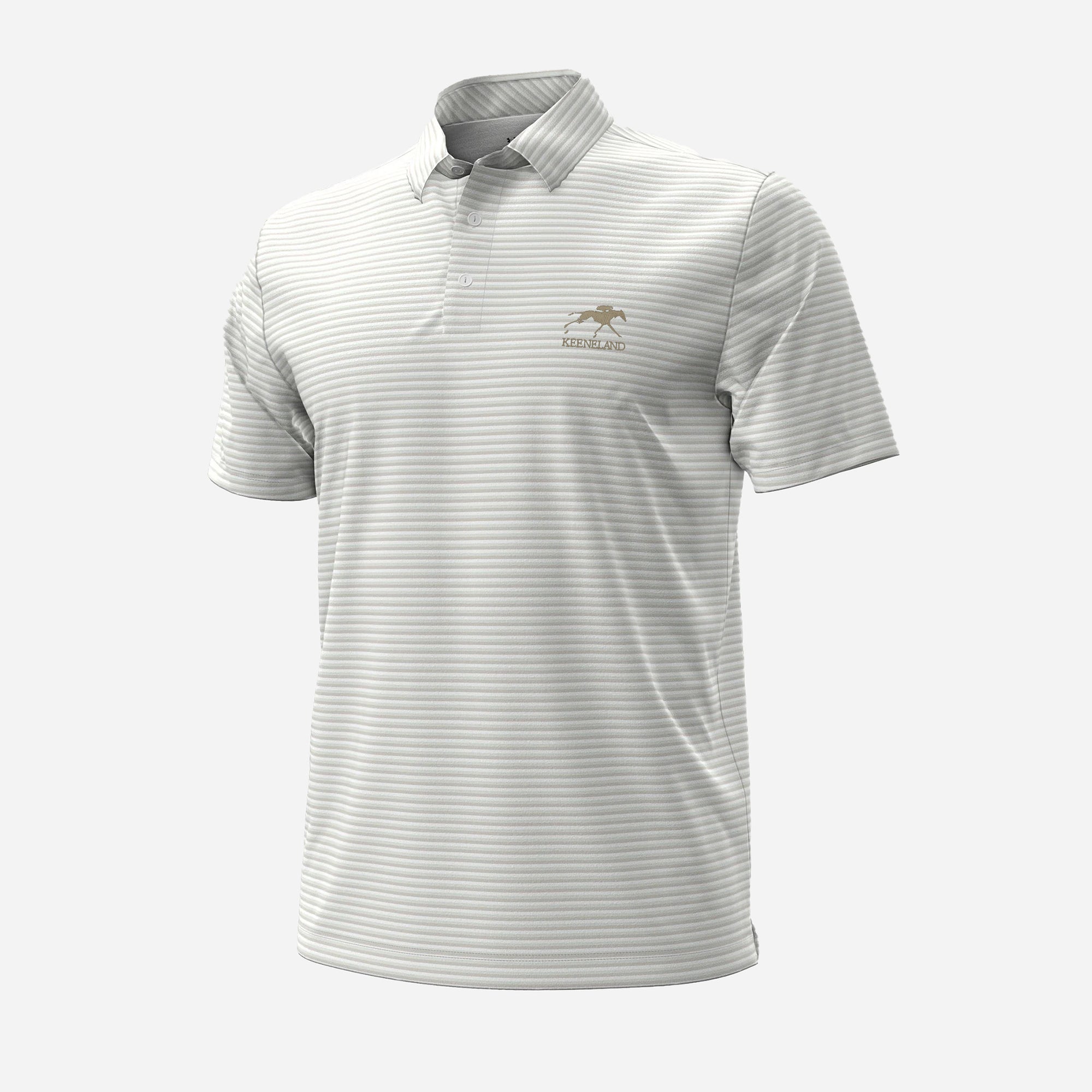 Under Armour Keeneland Men's Drive Groove Stripe Polo