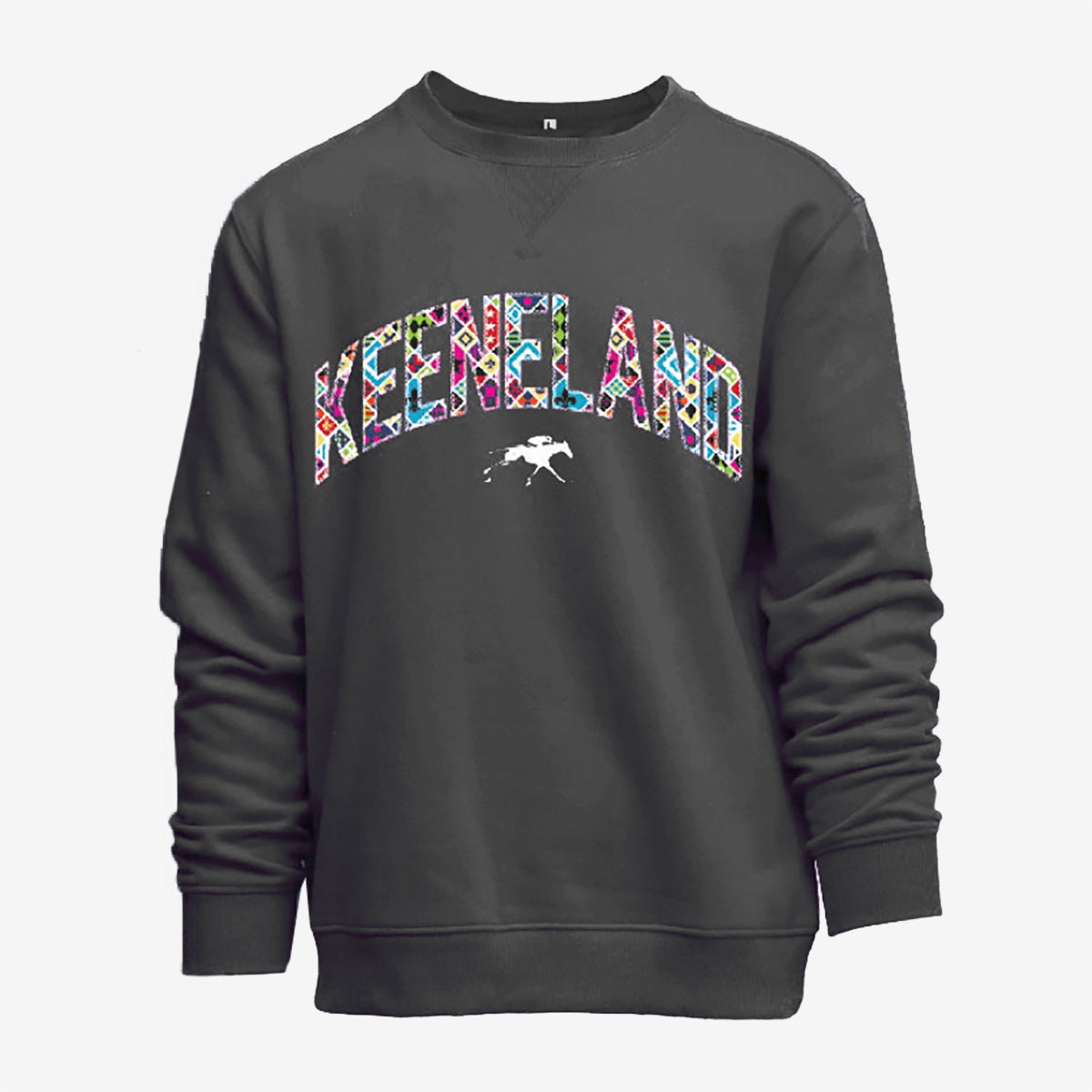 Keeneland Silks Applique Crewneck Sweatshirt
