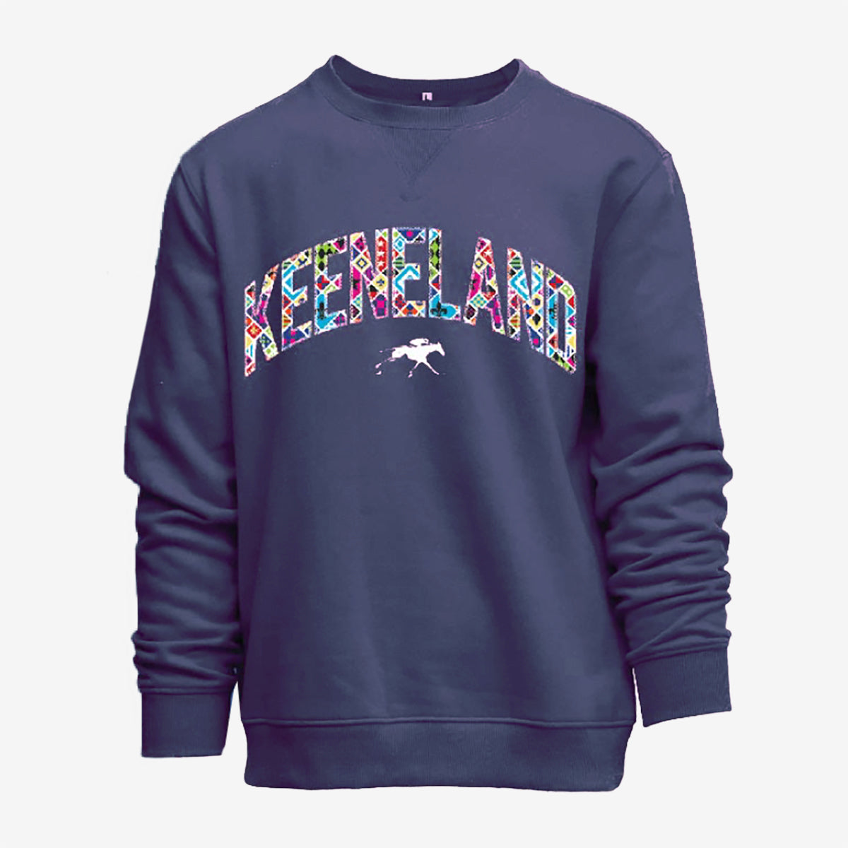 Keeneland Silks Applique Crewneck Sweatshirt