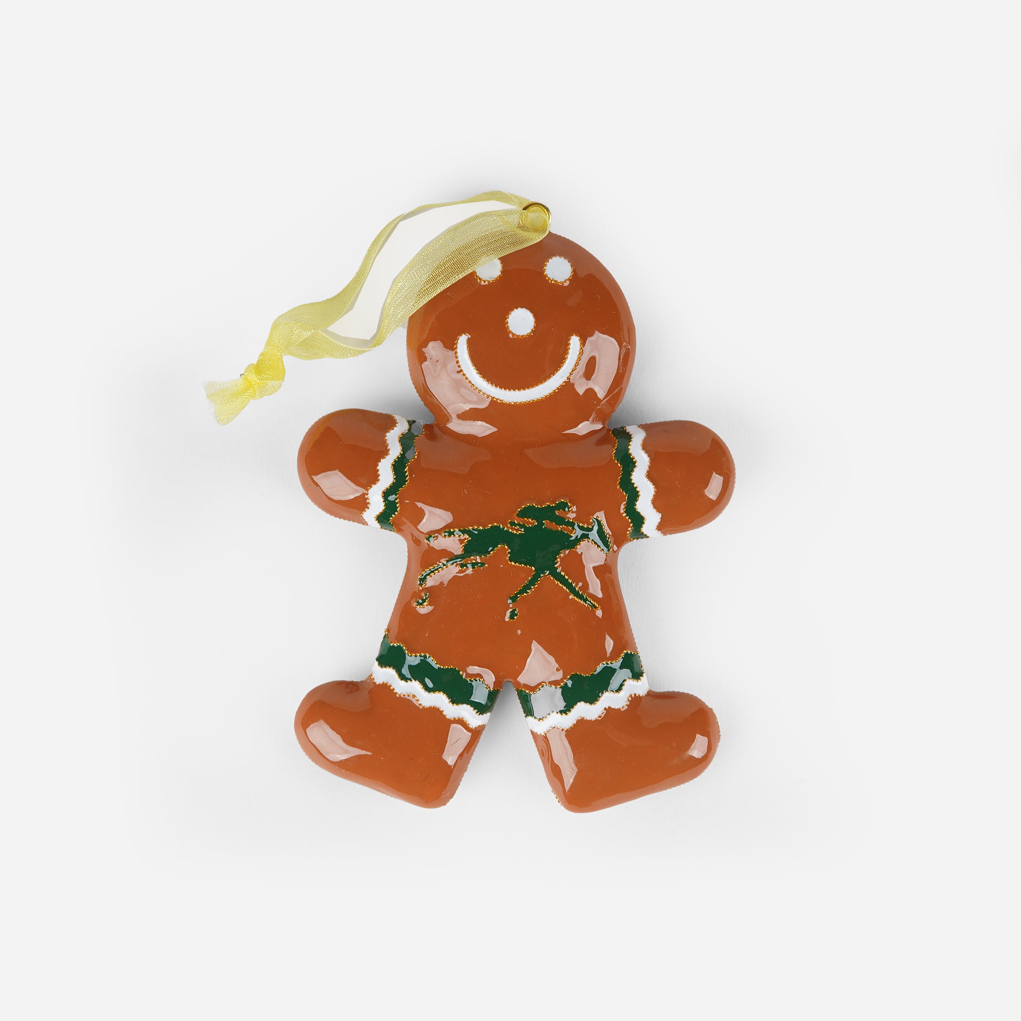 Kitty Keller Keeneland Gingerbread Man Ornament