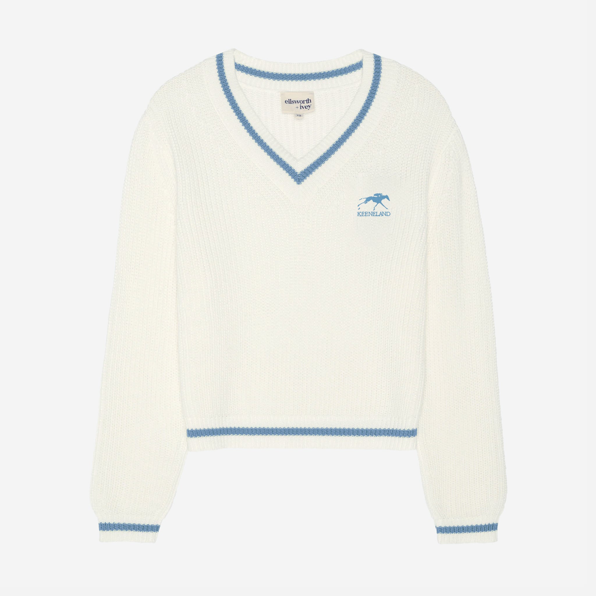 Ellsworth &amp; Ivey Keeneland Brooke Varsity Sweater