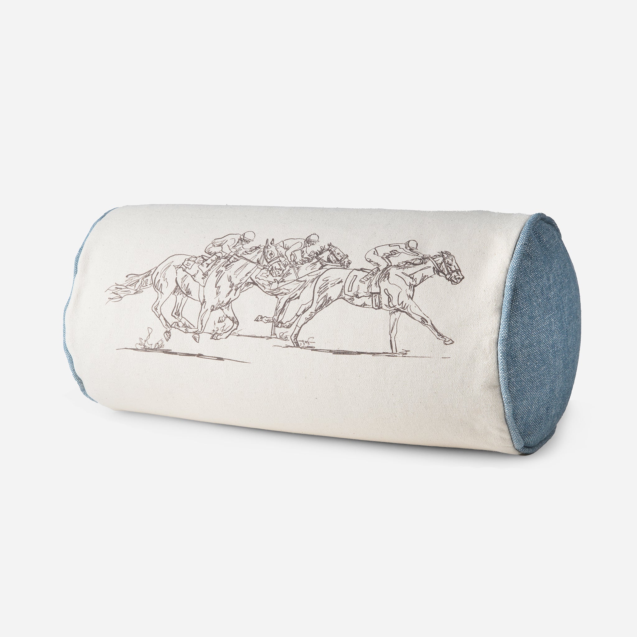 Henry Dry Goods Keeneland Race Day Bolster Pillow
