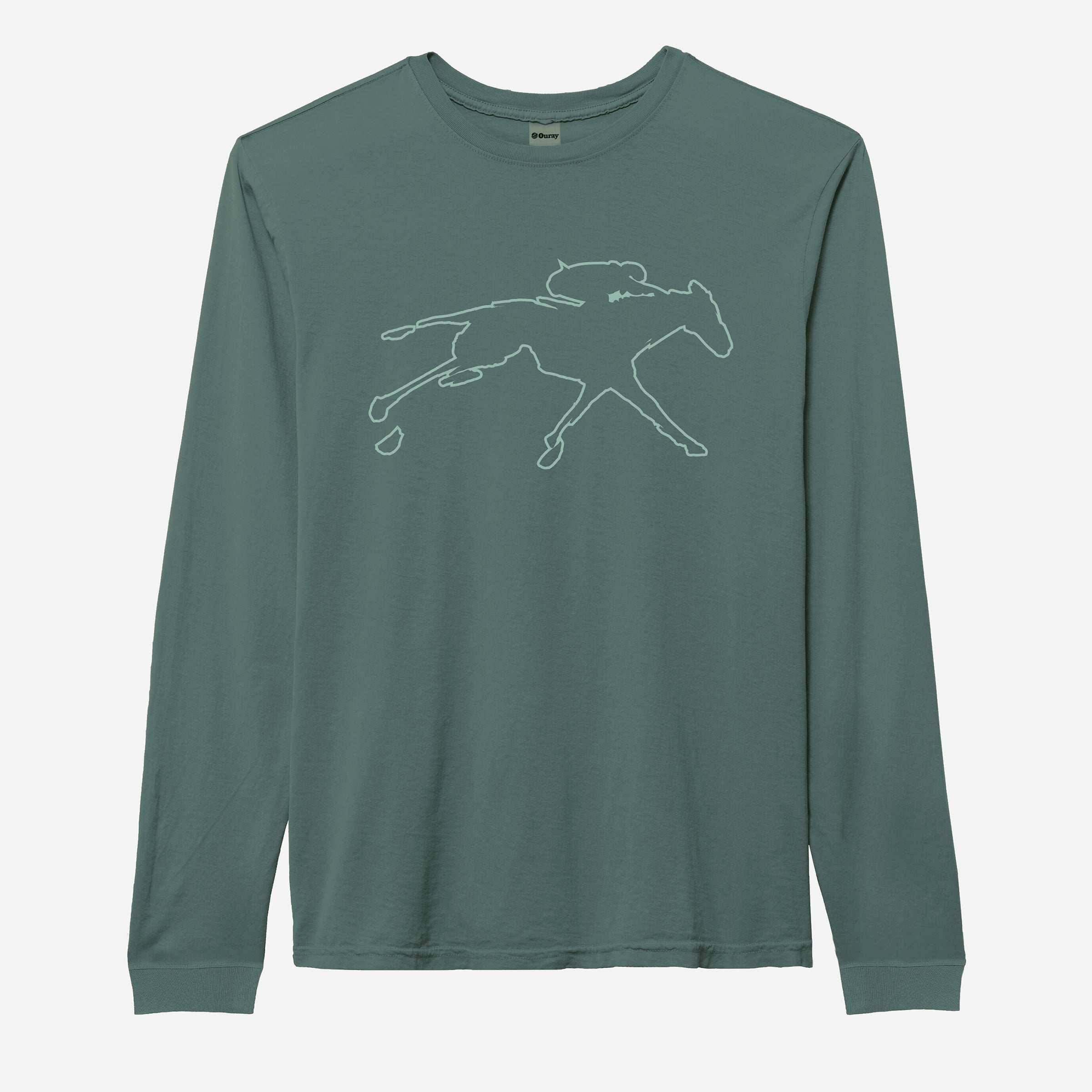 Ouray Keeneland Tracing Long Sleeve Tee