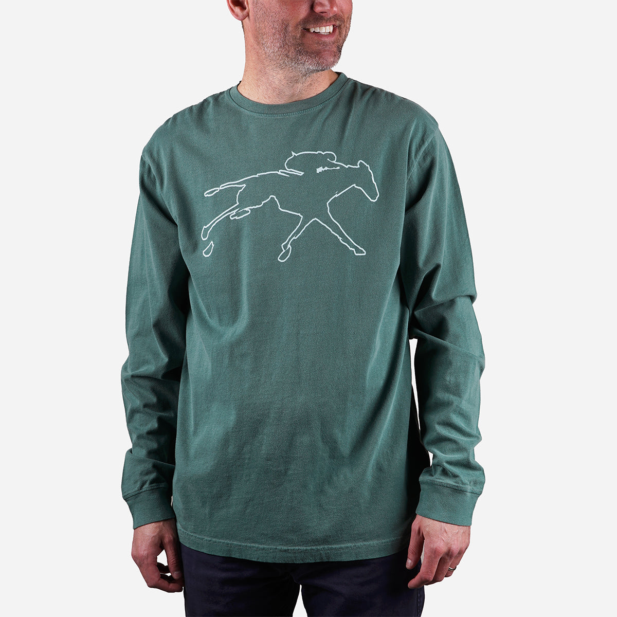 Ouray Keeneland Tracing Long Sleeve Tee