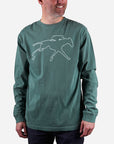 Ouray Keeneland Tracing Long Sleeve Tee