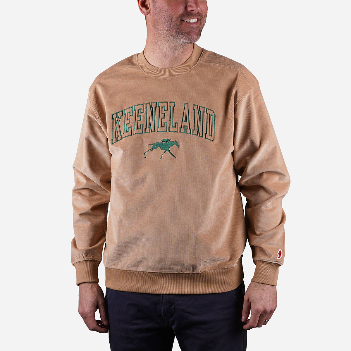 League Keeneland Open House Cord Crewneck