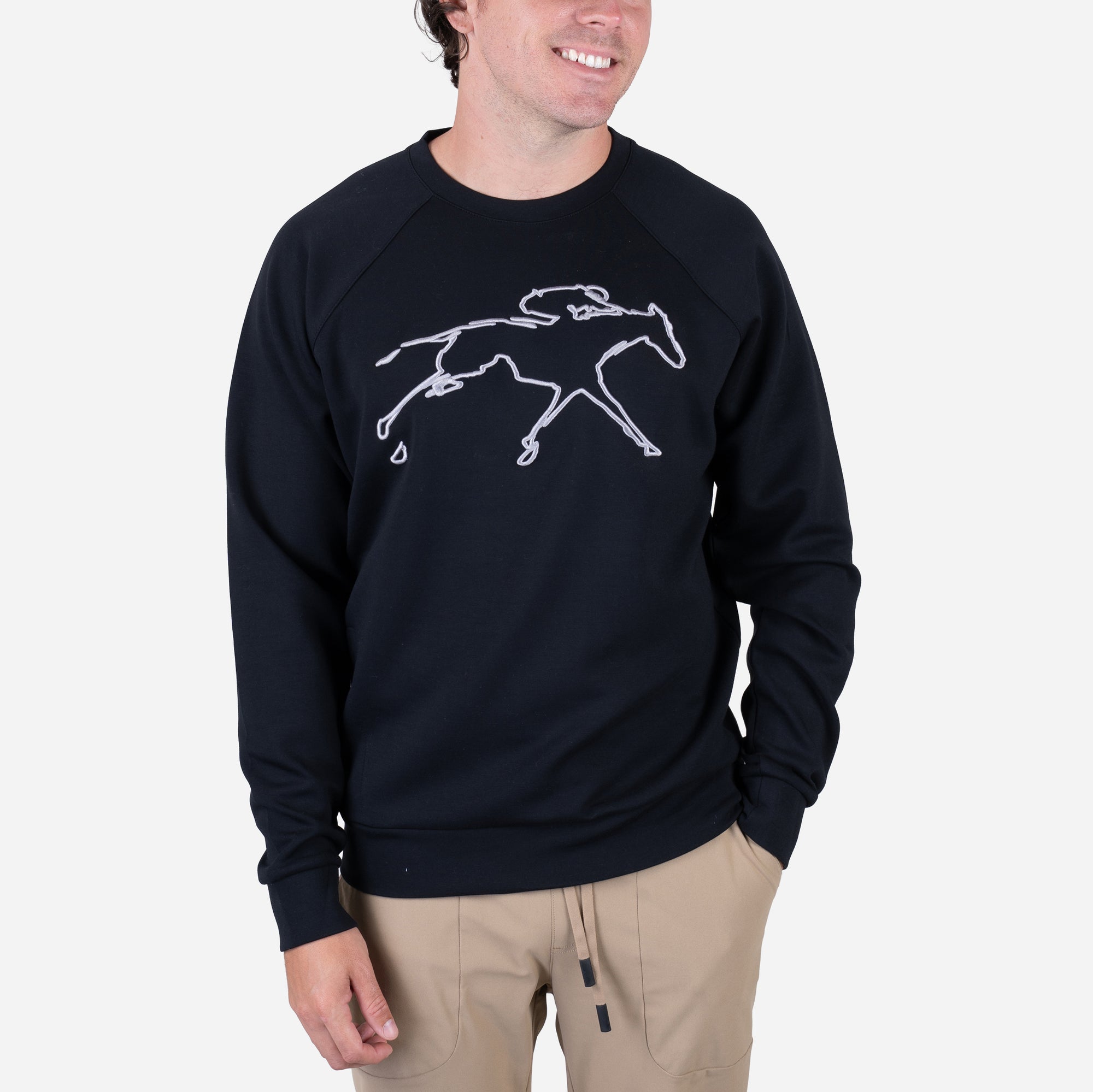 League Keeneland Icon Monterey Crewneck