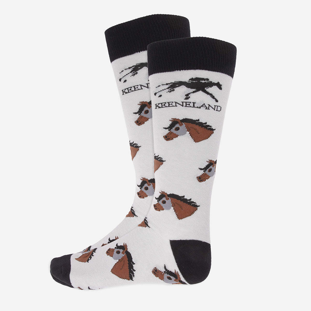 Keeneland Horse Head Socks