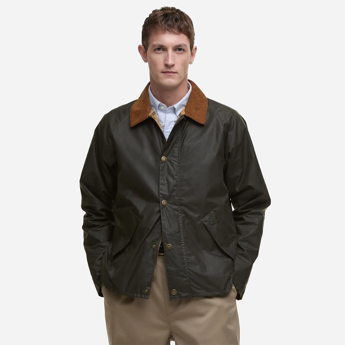 Barbour Men&#39;s Tracker Wax Jacket