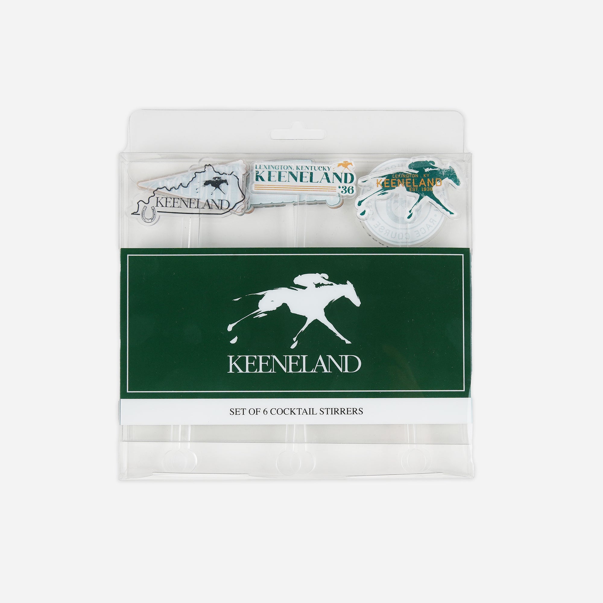 Keeneland Cocktail Stirrers Set of 6