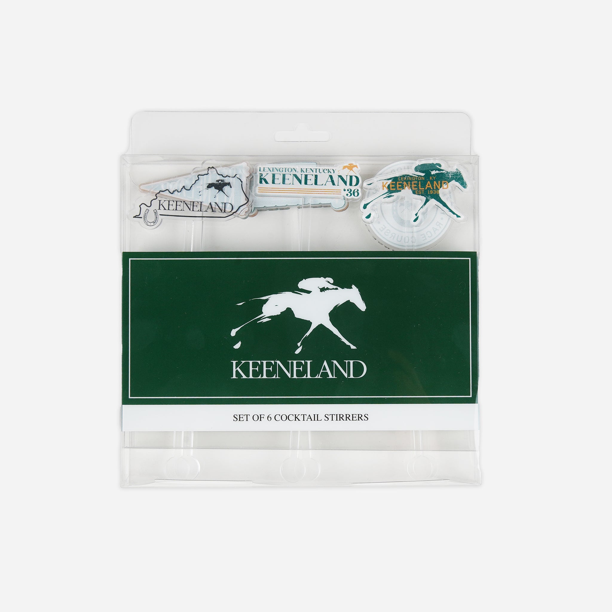 Keeneland Cocktail Stirrers Set of 6