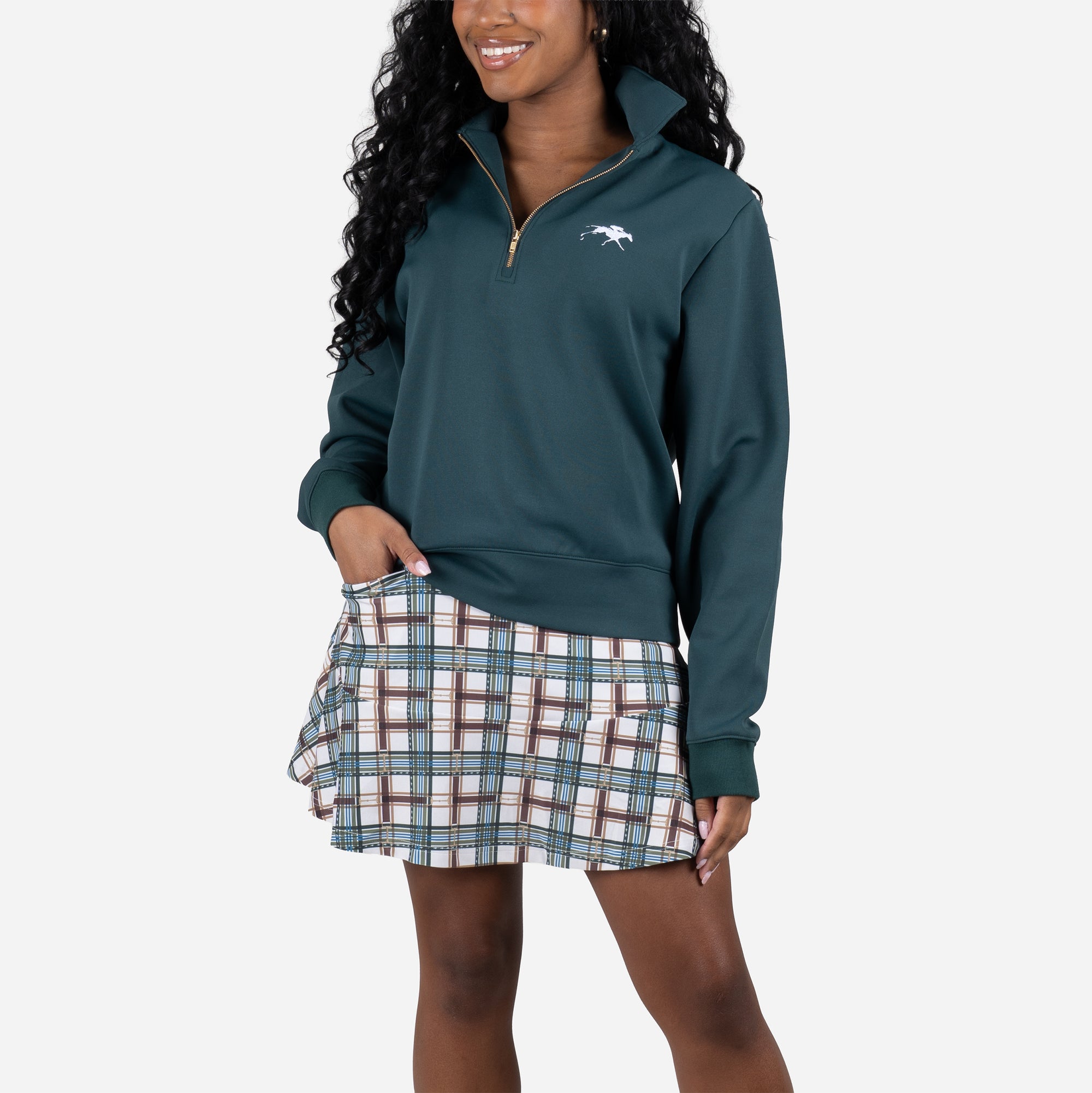Smith &amp; Quinn Keeneland Women's Chase 1/4 Zip Pullover