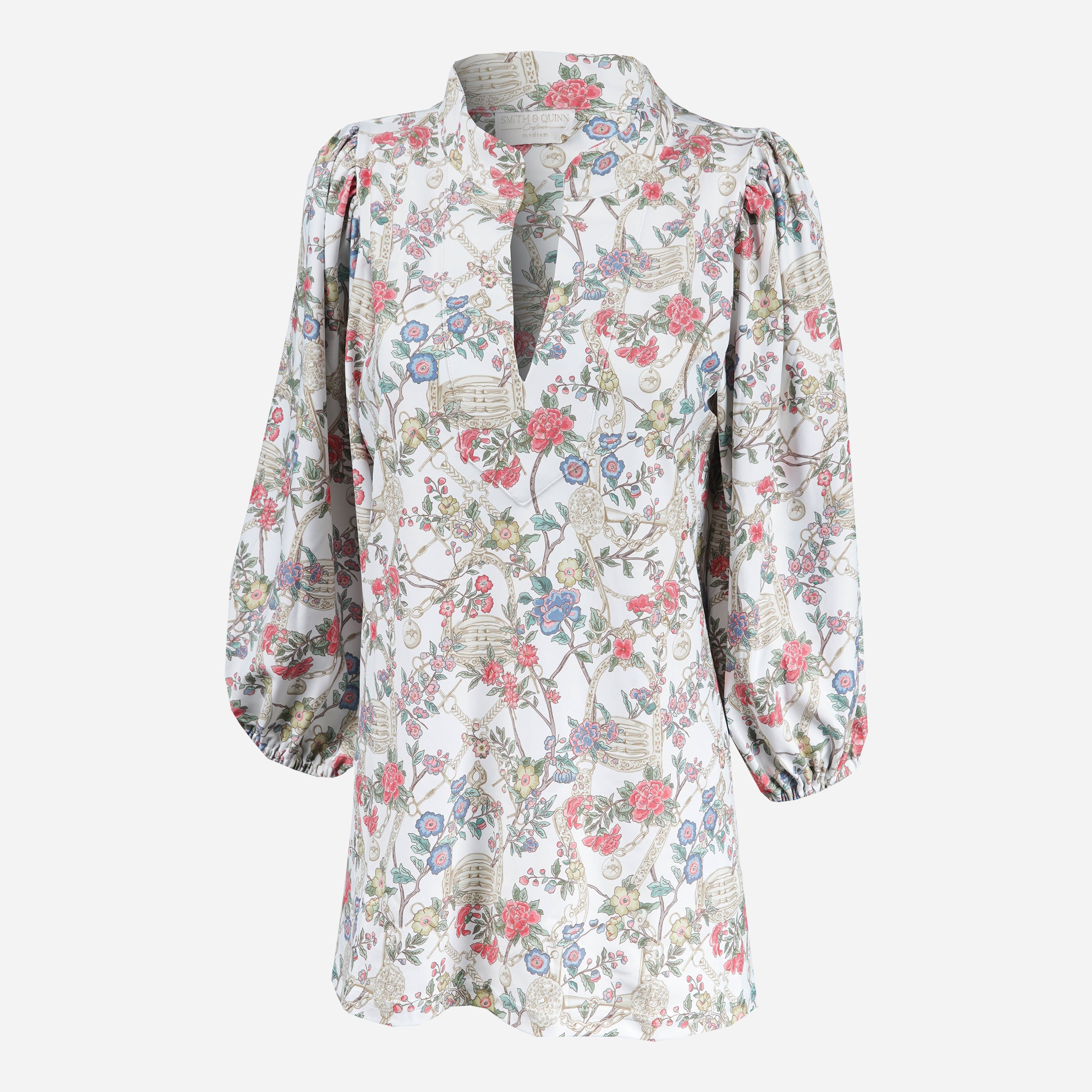 Smith &amp; Quinn Keeneland Women&#39;s Saddle Up Floral Eliza Top