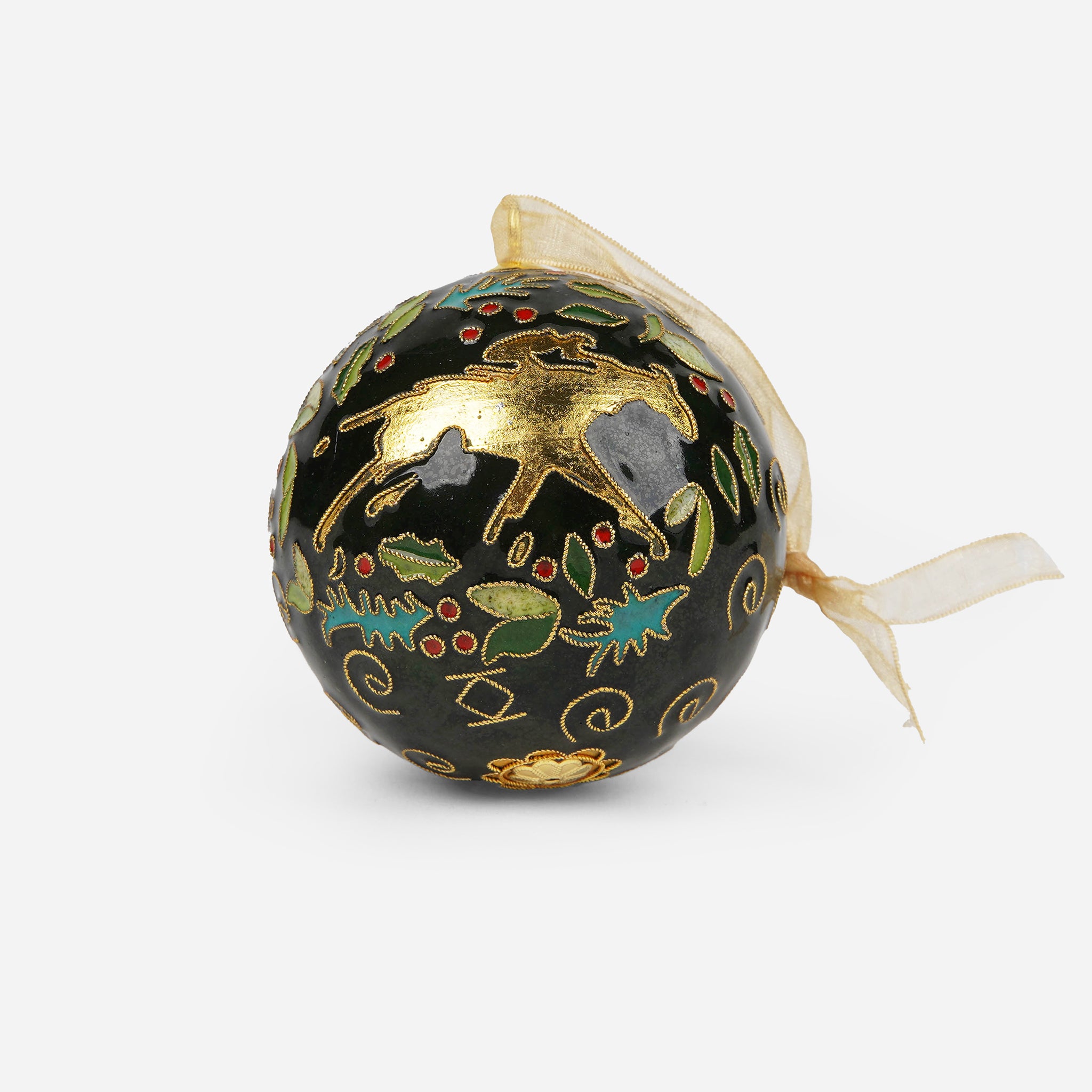 Kitty Keller Keeneland Happy Holidays Ornament