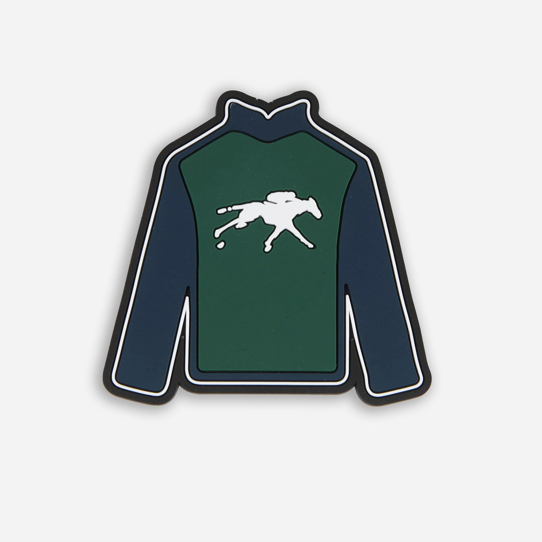 Keeneland Jockey Silks Rubber Magnet