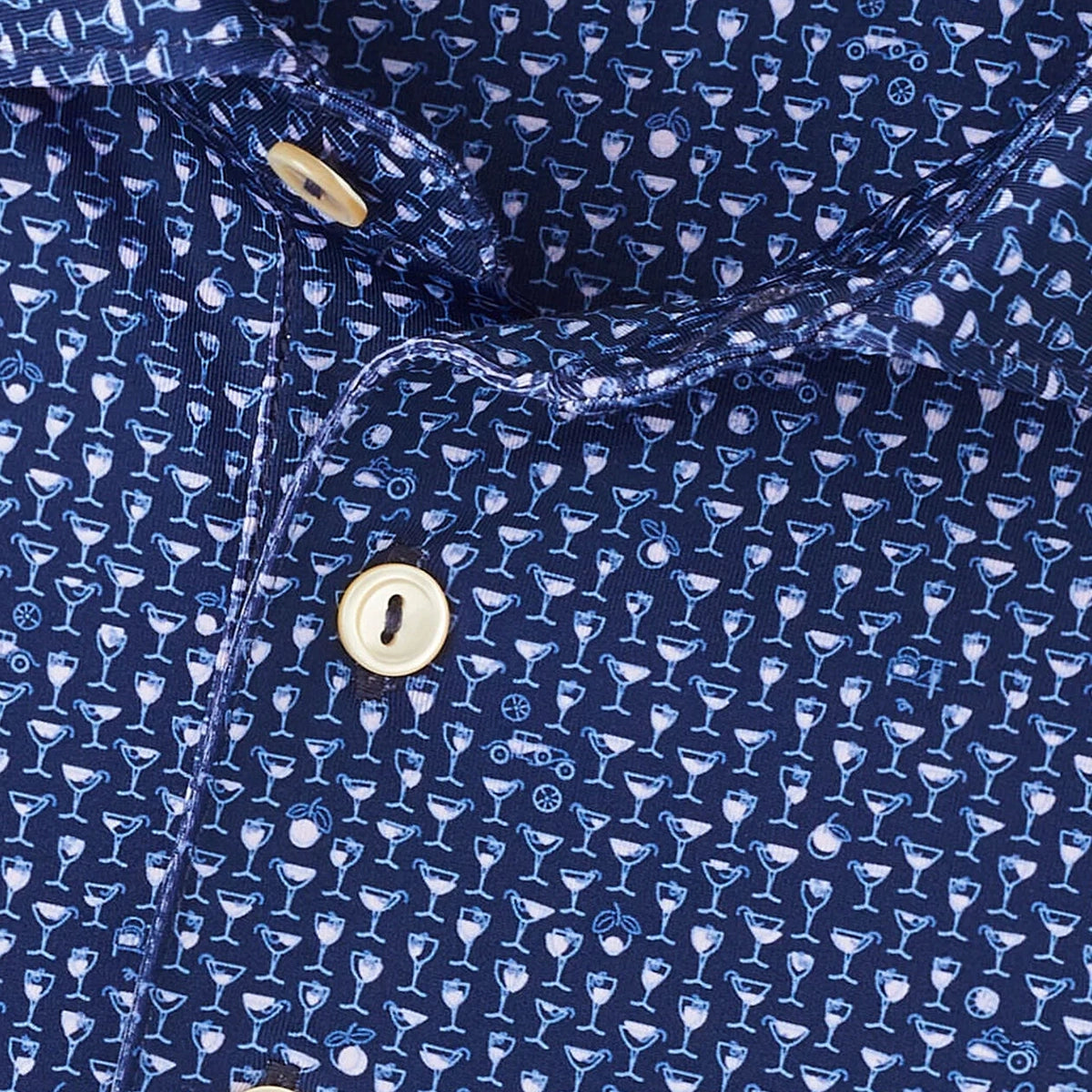 Peter Millar Keeneland Men&#39;s Sidecar Performance Polo