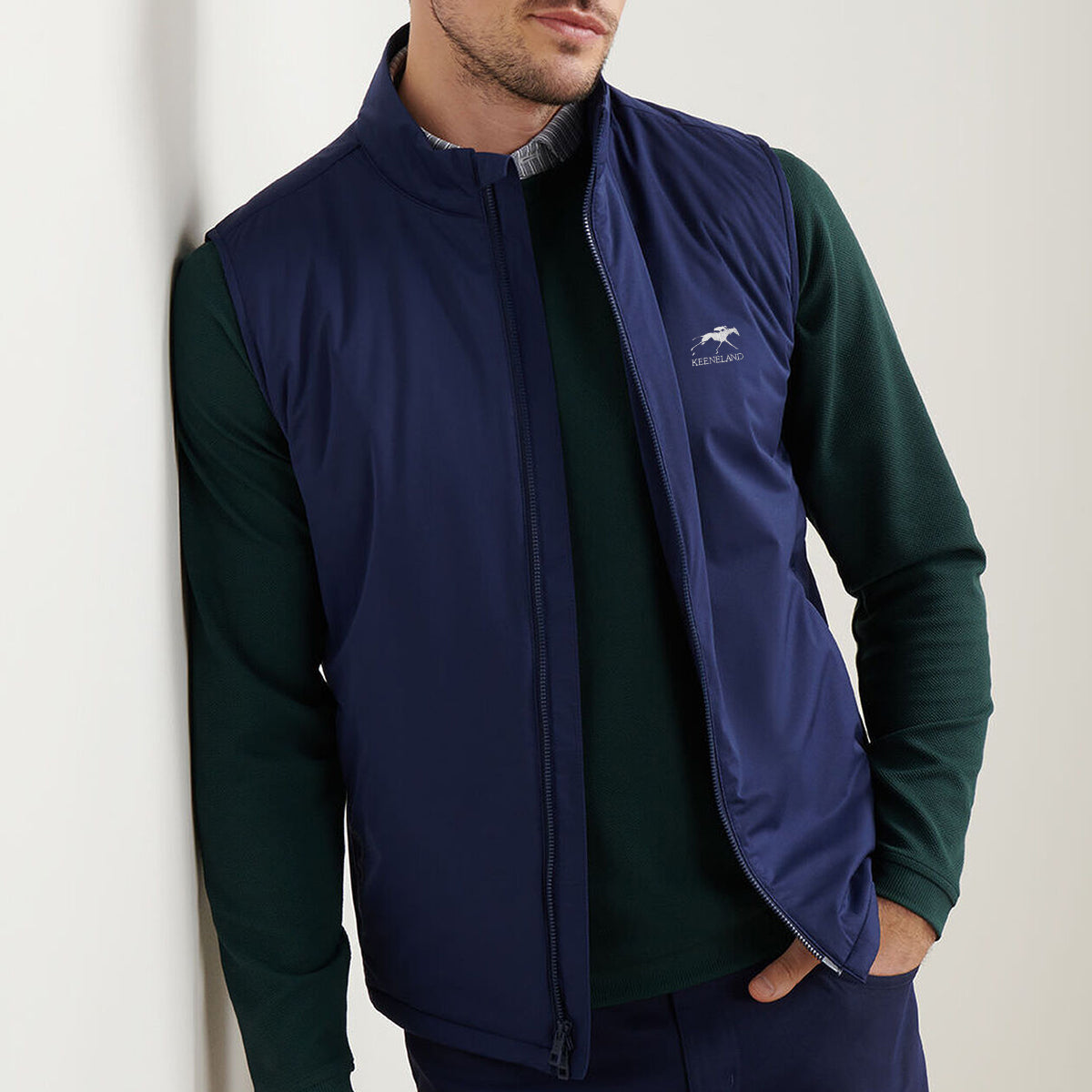 Peter Millar Keeneland Men&#39;s Fuse Hybrid Vest