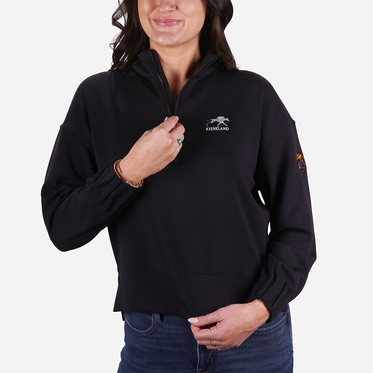Peter Millar Keeneland Women's UK Flora 1/2 Zip