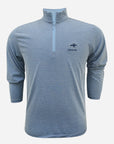 Horn Legend Keeneland Men's Heathered Stripe 1/4 Zip