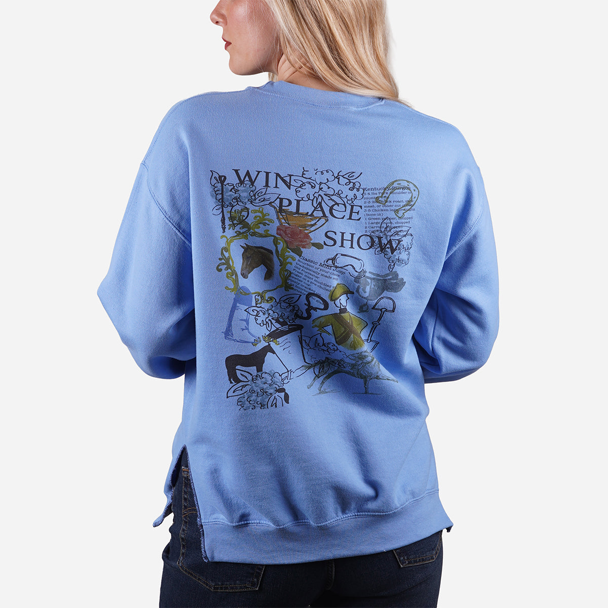 House Of Henry Keeneland Women's Equine Graffiti Sweatshirt