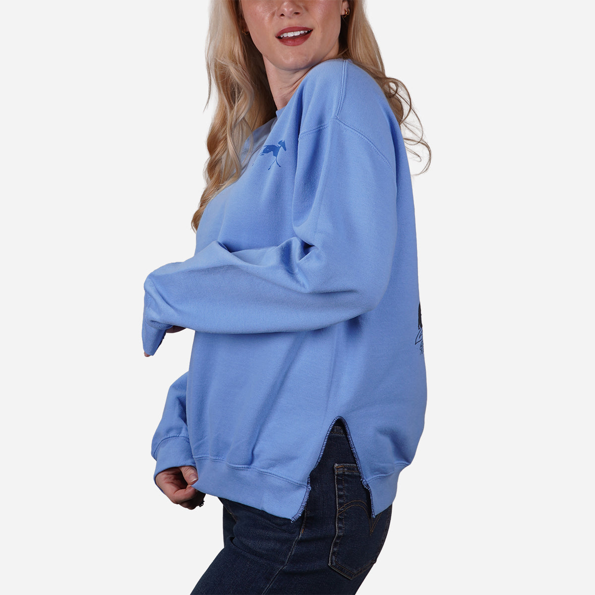 House Of Henry Keeneland Women's Equine Graffiti Sweatshirt