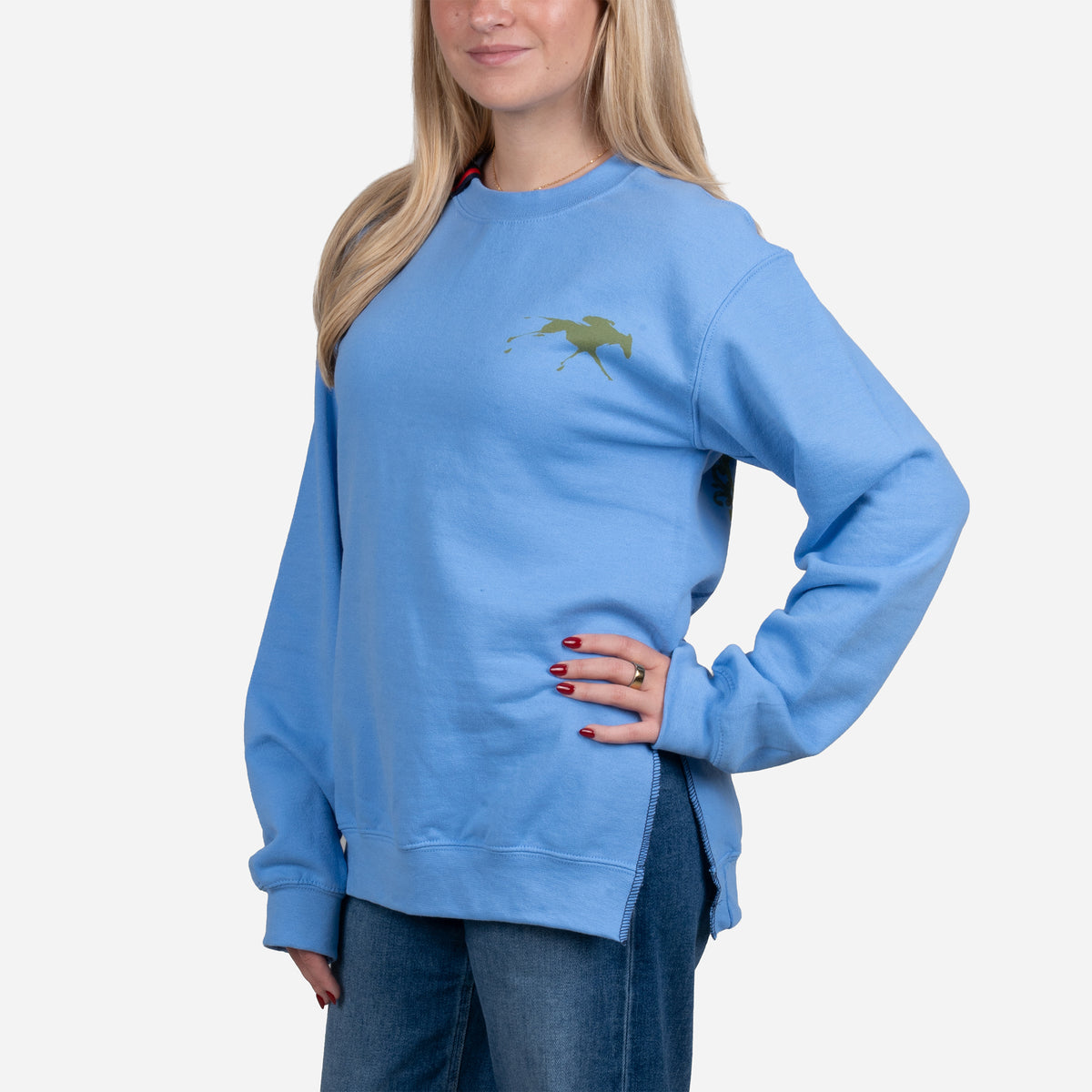 House Of Henry Keeneland Women's Equine Graffiti Sweatshirt