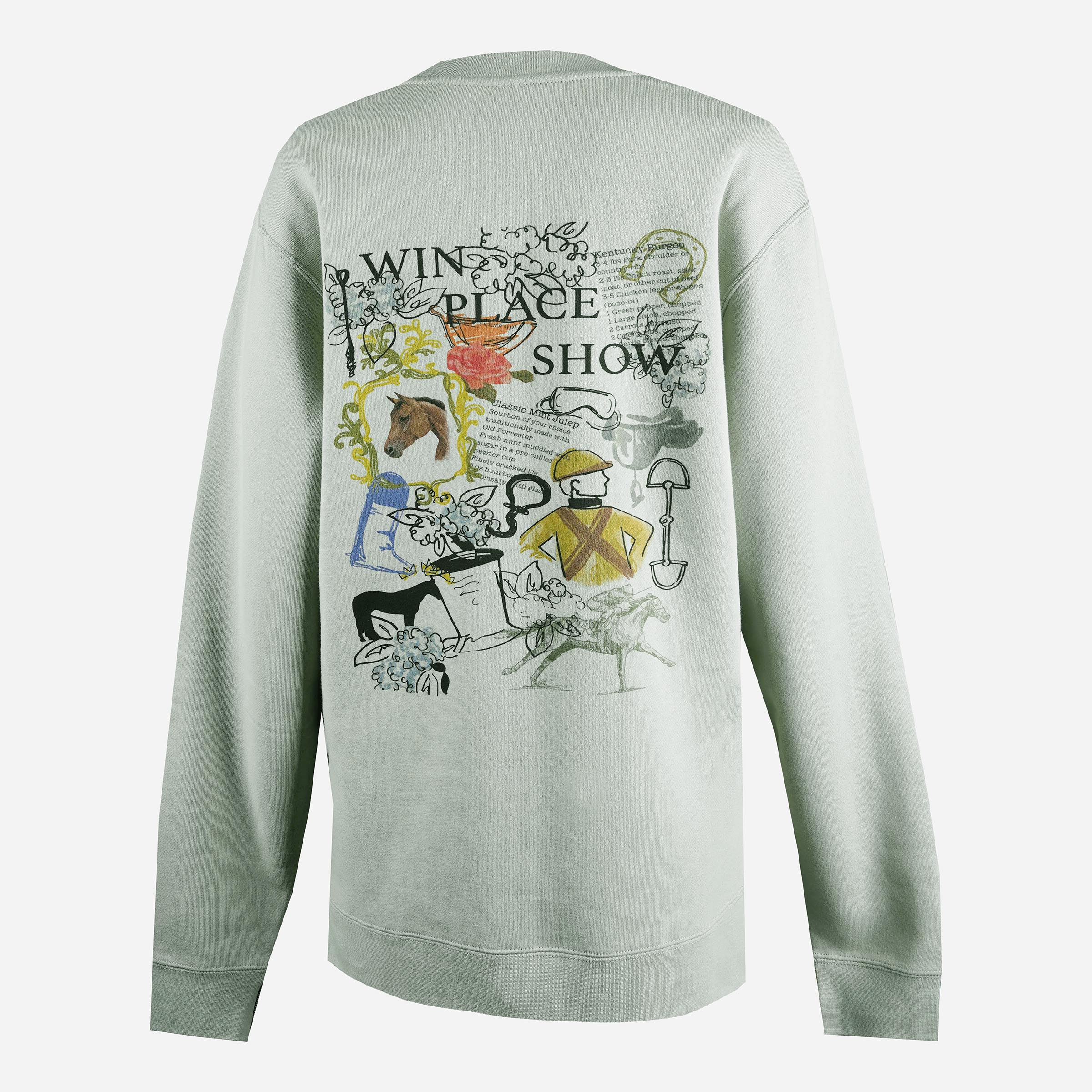 House Of Henry Keeneland Women&#39;s Equine Graffiti Sweatshirt