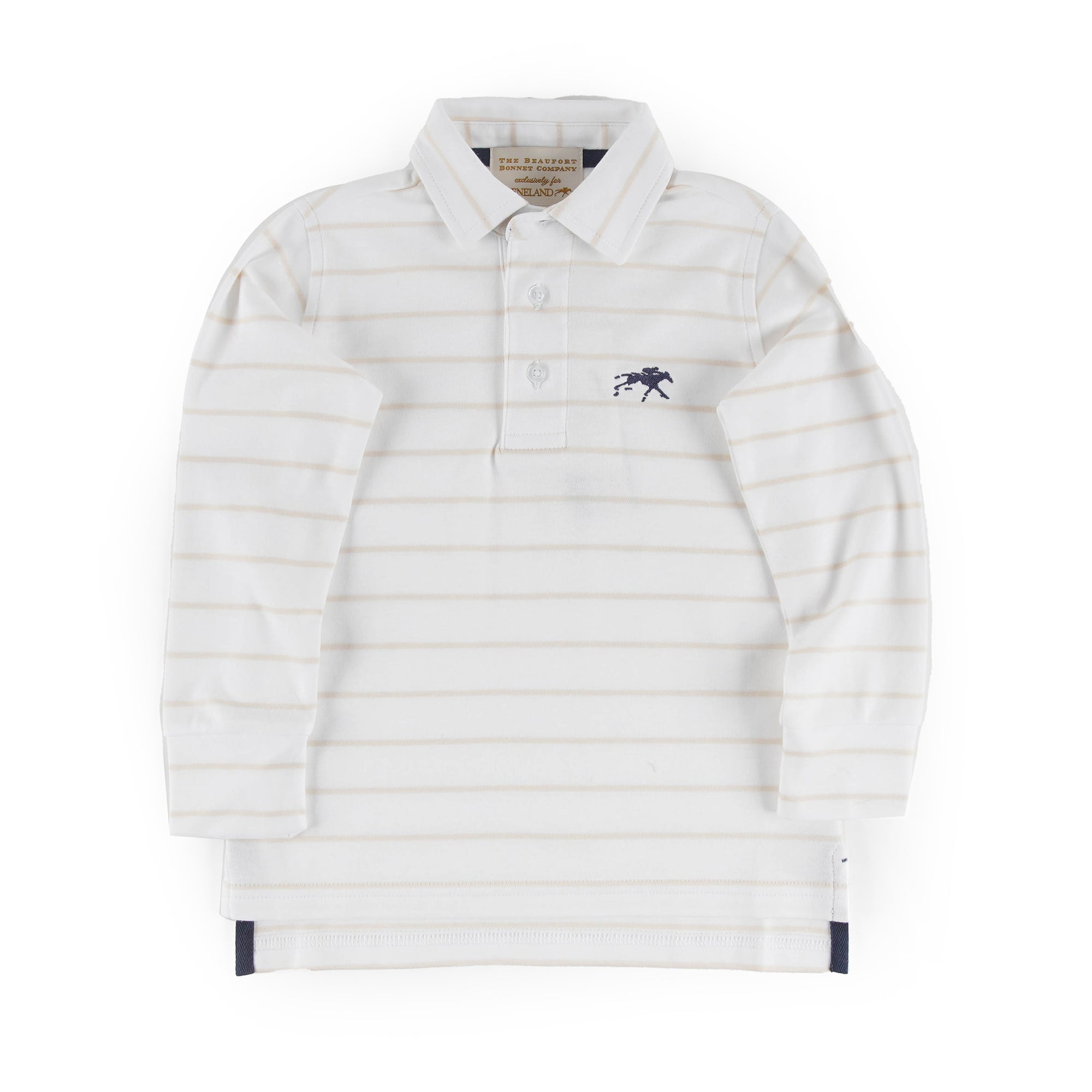Beaufort Bonnet Keeneland Prim &amp; Proper Long Sleeve Stripe Polo