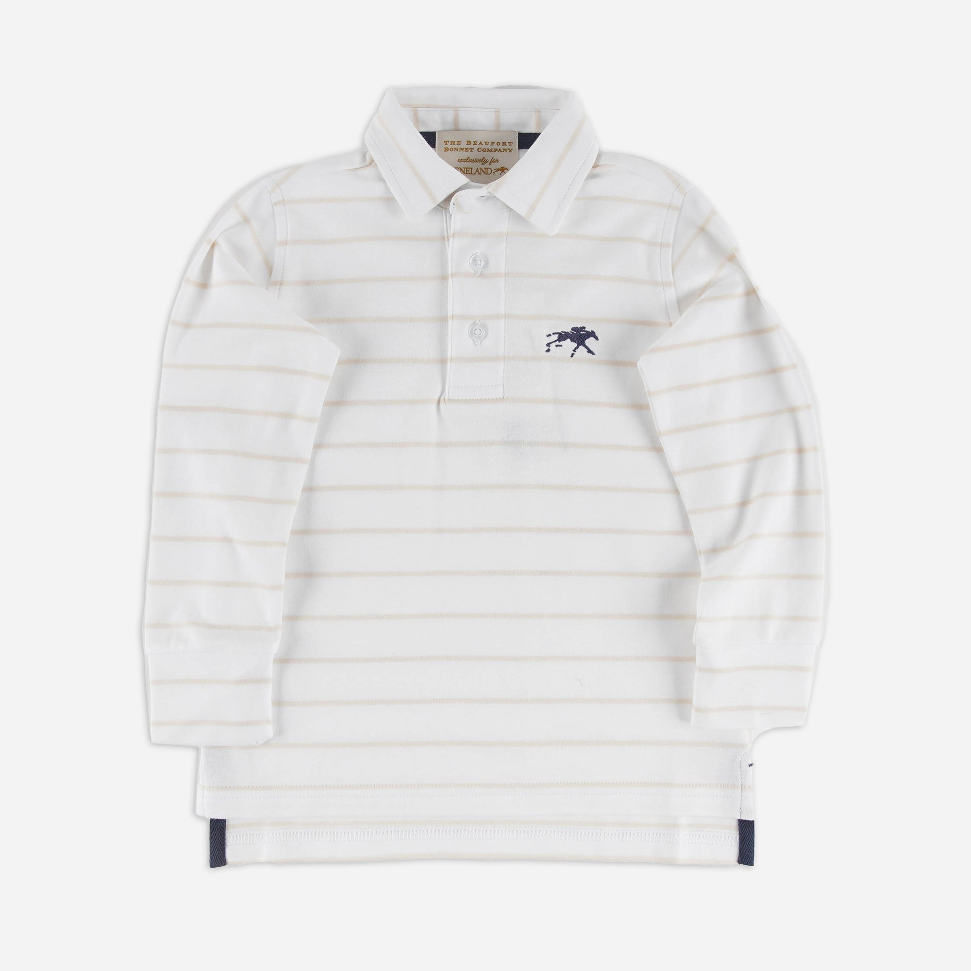 Beaufort Bonnet Keeneland Prim &amp; Proper Long Sleeve Stripe Polo