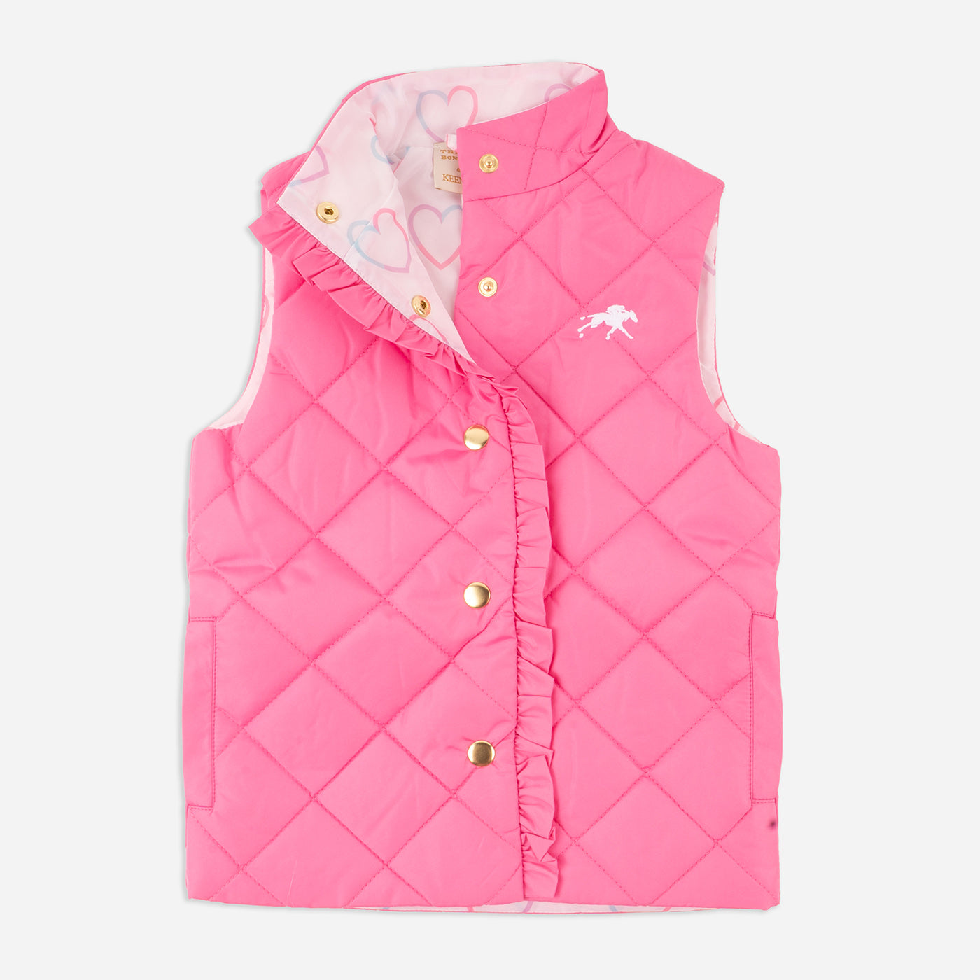 Beaufort Bonnet Keeneland Vaughn Ruffle Quilted Vest
