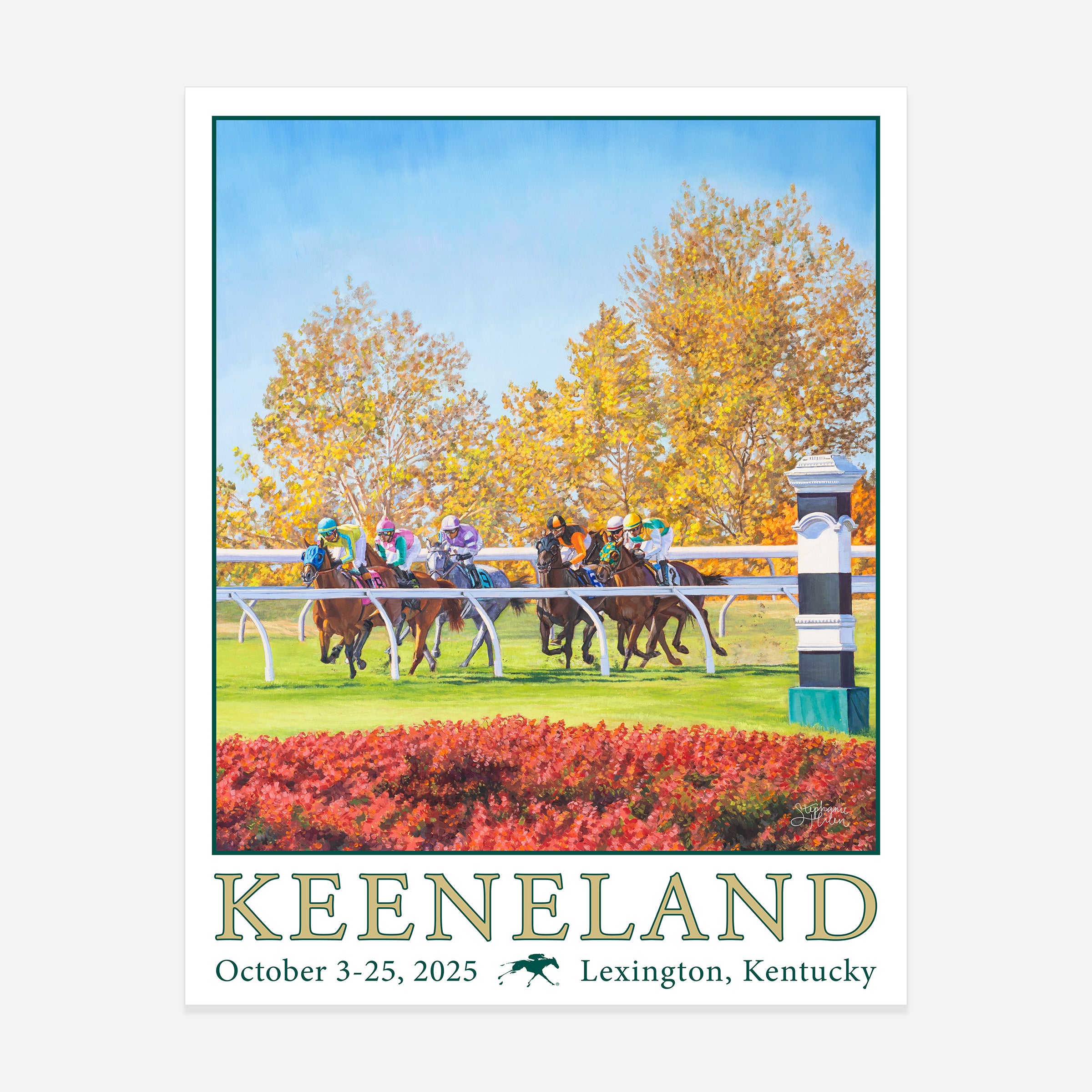 Keeneland Fall 2025 Race Meet Print